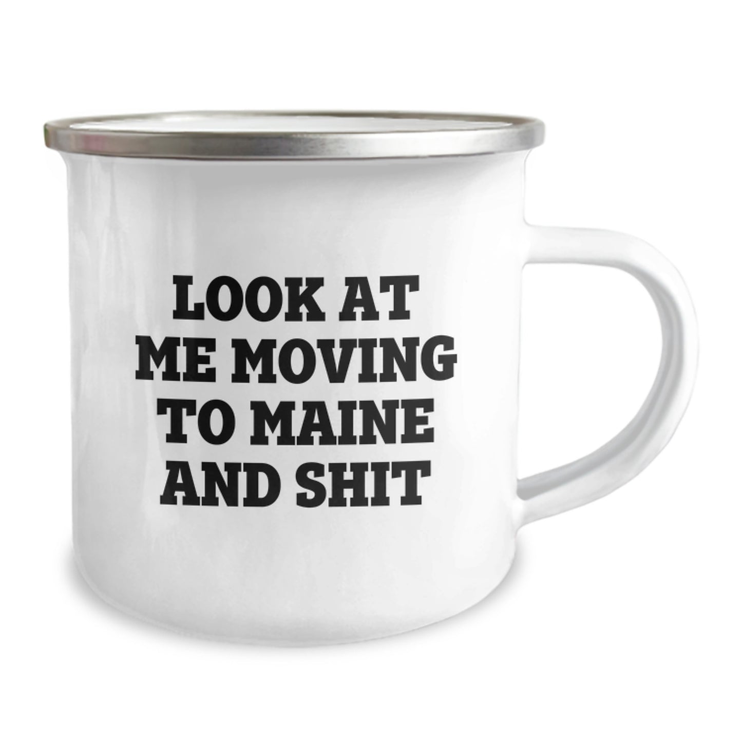 Maine Camping Mug Funny Gift from Friends for Mainers on Valentine's - Image 2