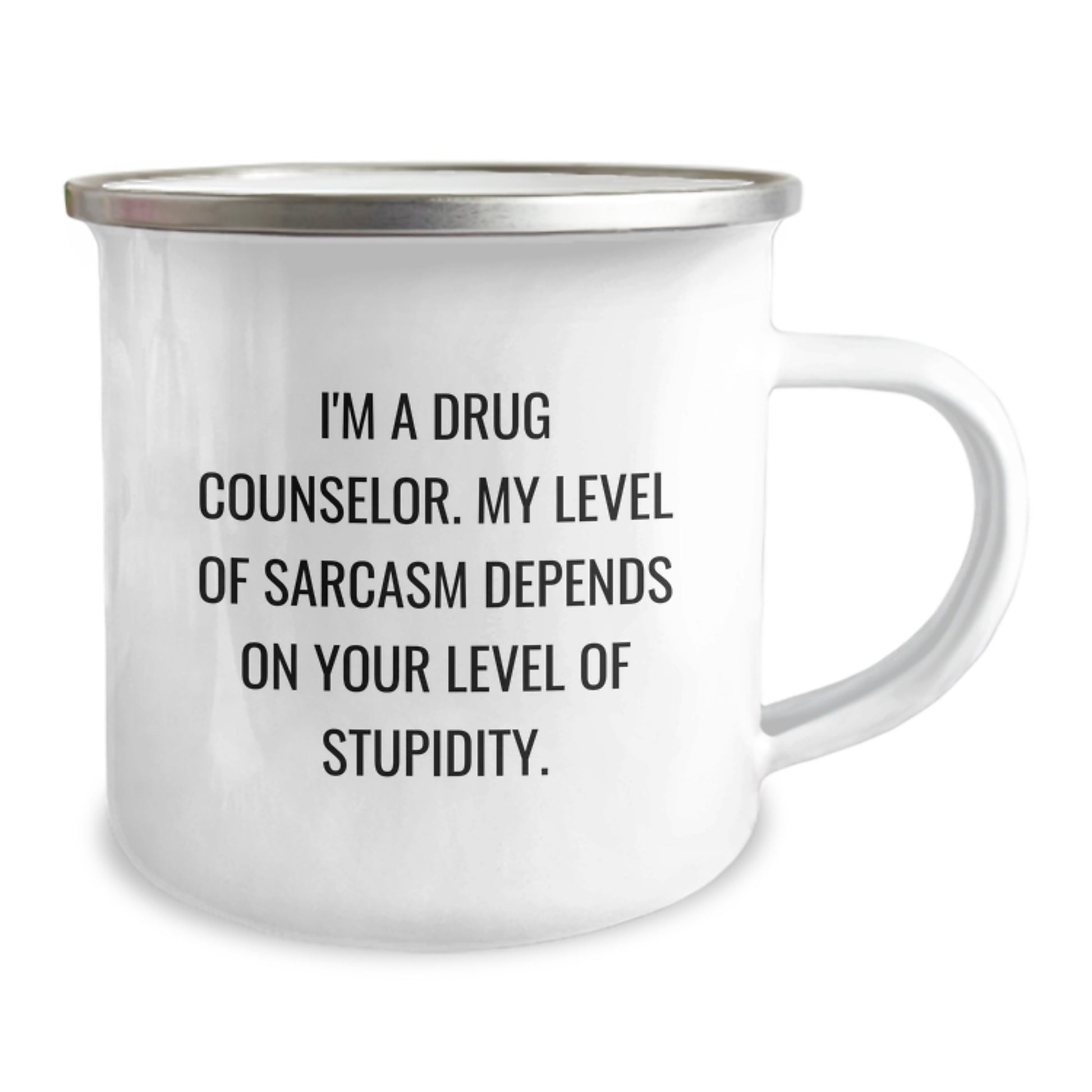 Funny Drug Counselor Gifts, Unique Christmas Unique Gifts for Drug Counselor, Camping Mug, I'm A Drug Counselor Sarcasm Gift from Friends - Image 2
