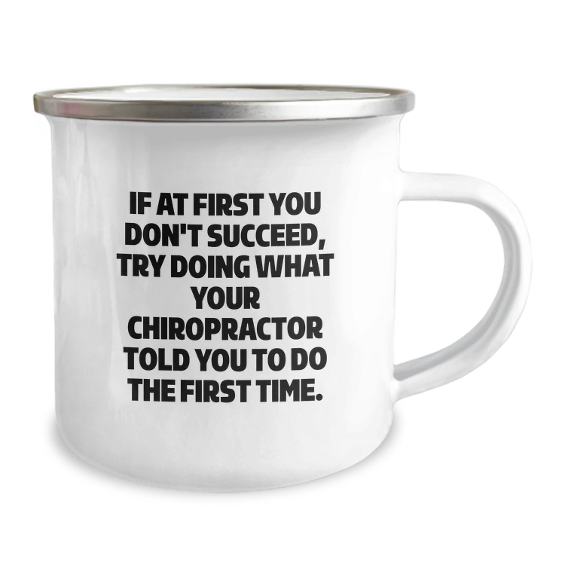 Gifts from Friends for Chiropractor Men Funny Camping Mug, Unique Christmas Memorable Presents for Him, Inspirational Quote, Chiropractor Gifts, Camping Mug - Image 2