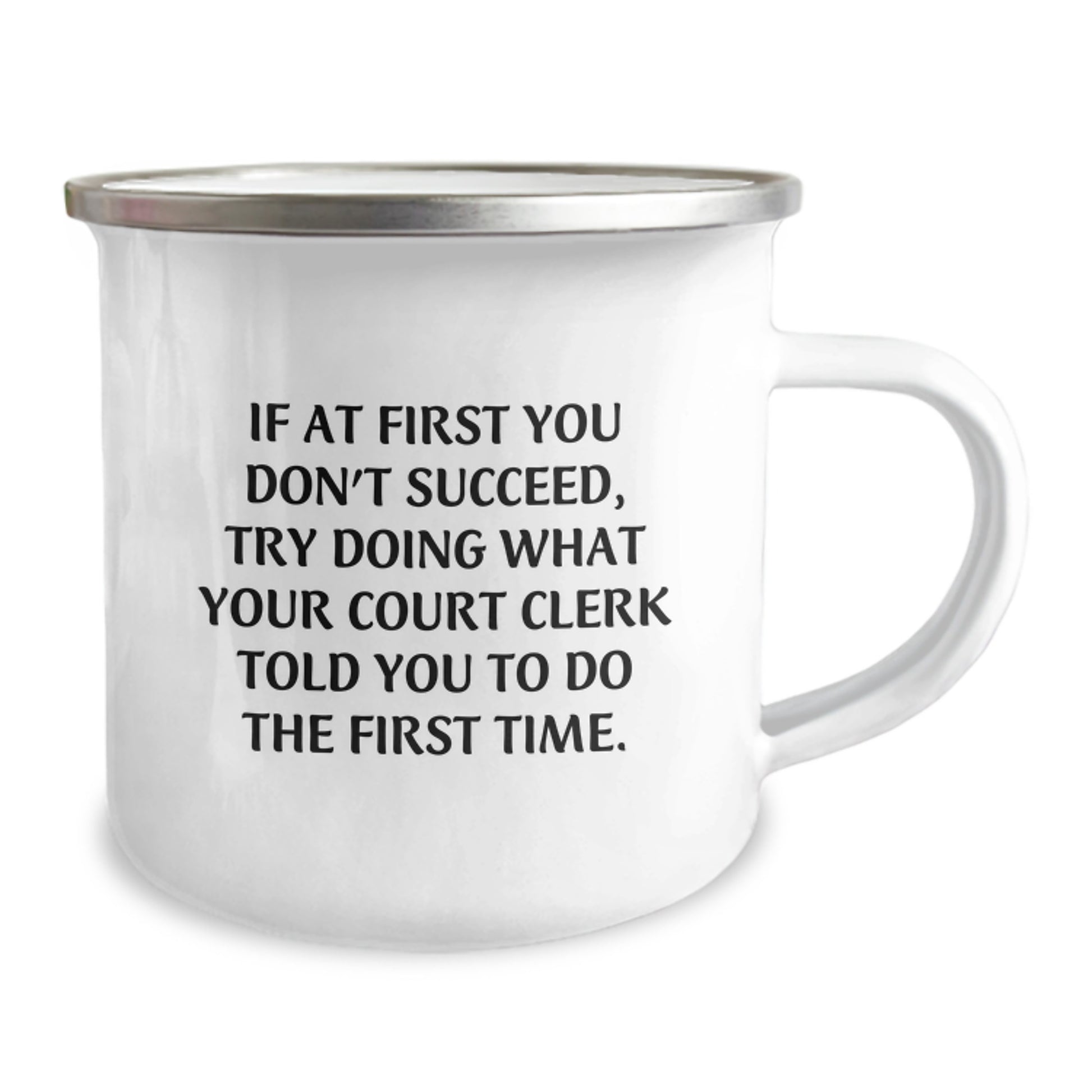 Funny Court Clerk Gifts for Men from Family - Christmas Unique Presents for Court Clerk Camping Mug - Inspirational Coffee Mug - Image 2