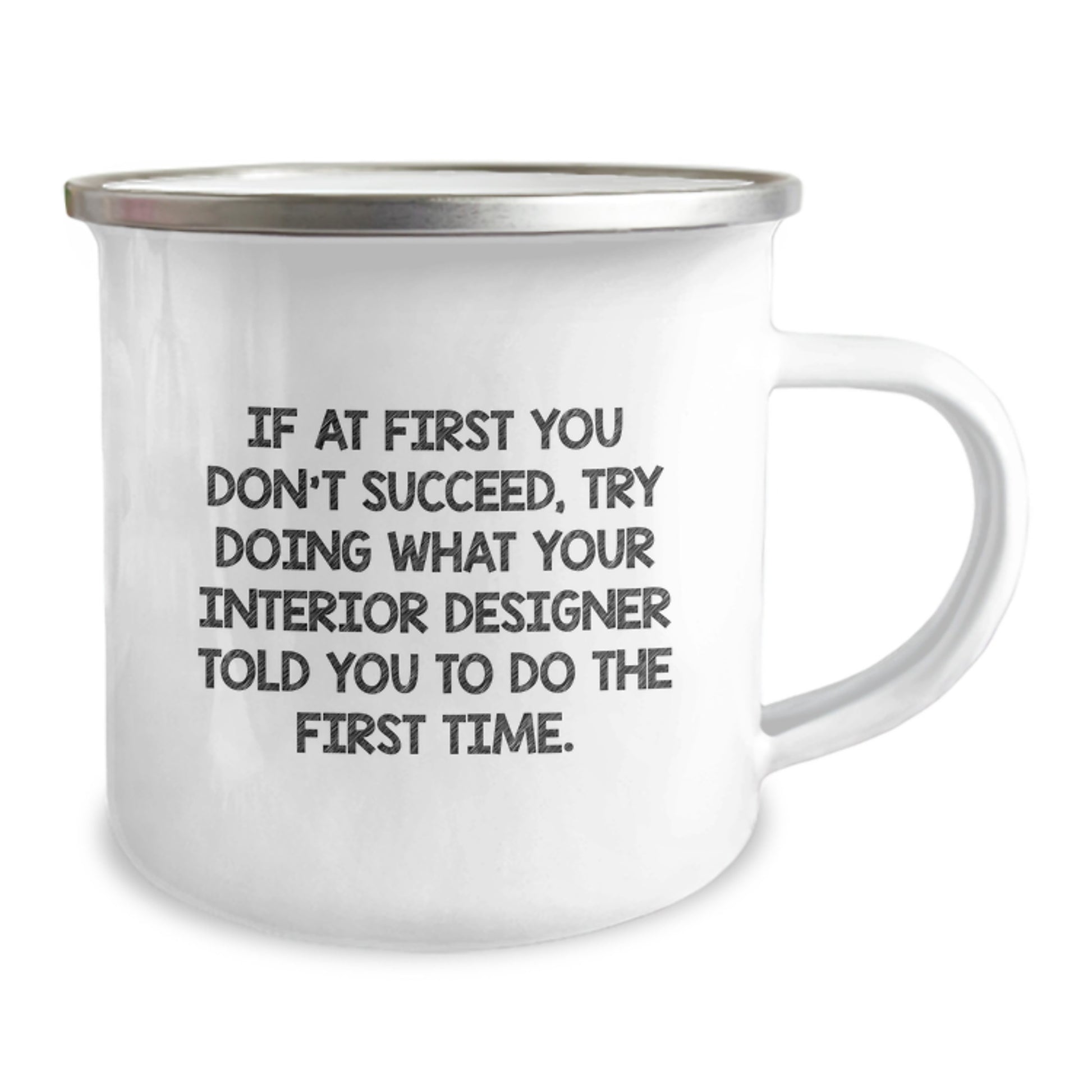 Unique Christmas Unique Gifts from Interior Designer to Friends, Funny Interior Designer Mug for Camping, Inspirational Quote - Image 2