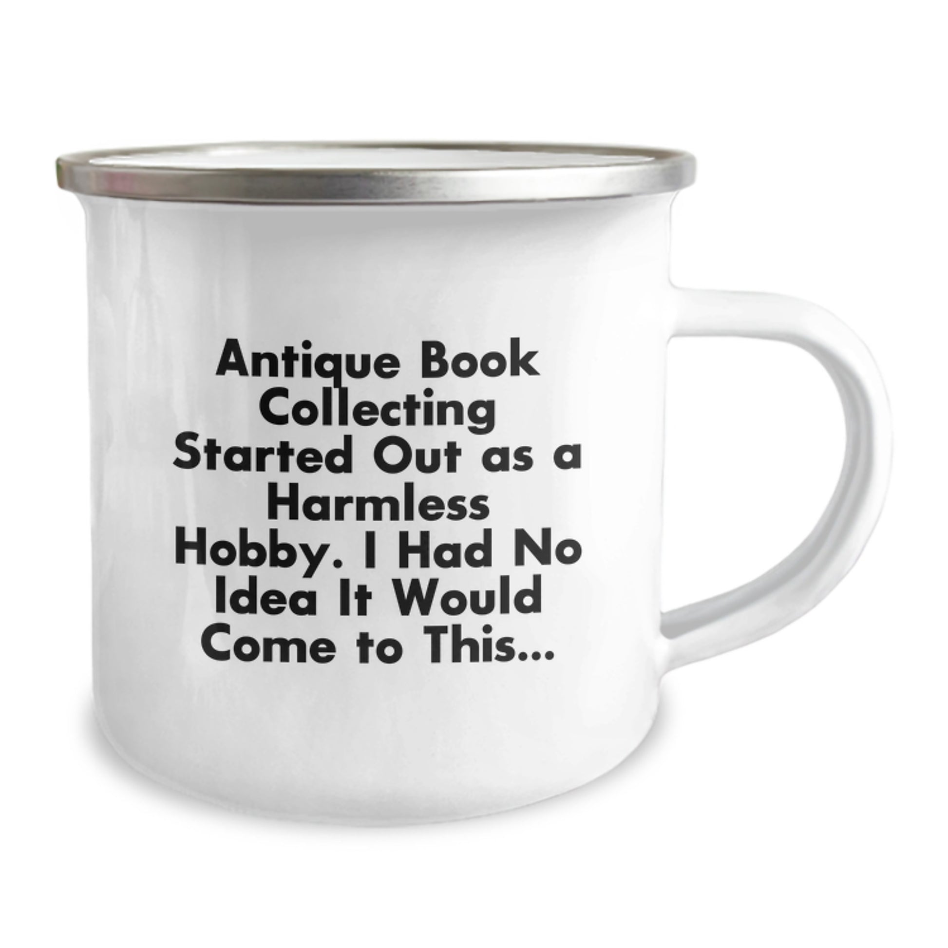 Funny Antique Book Collecting Camping Mug Gifts from Men to Women Friends Family for Christmas - Image 2