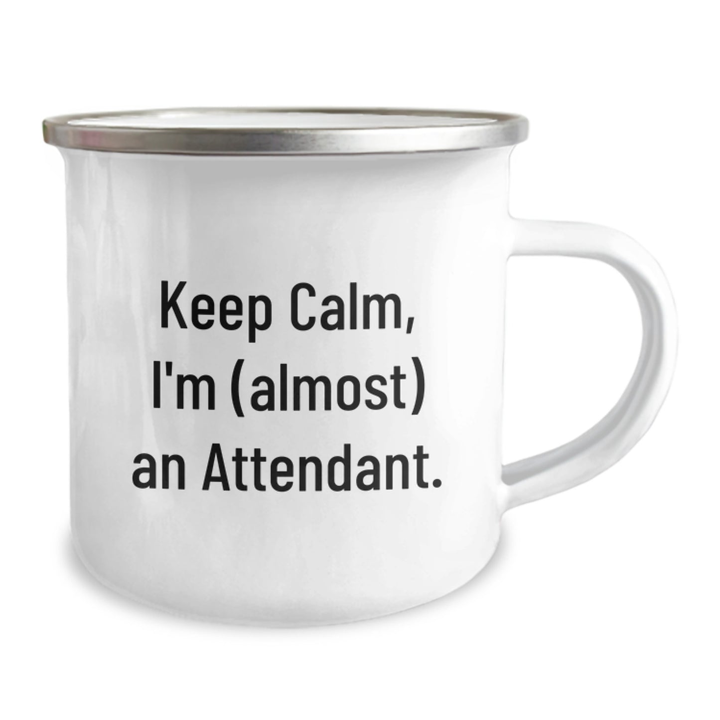 Funny Attendant Camping Mug, Great Christmas Unique Gifts for Friends, Coworkers or Men from Family - Image 2