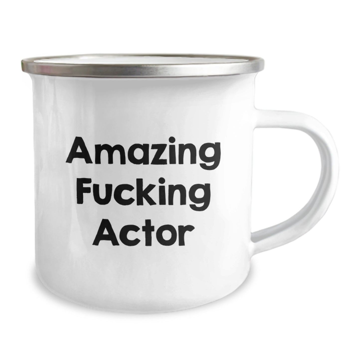 Funny Actor Gifts for Men from Friends - Christmas Unique Actor Coffee Mugs, Amazing F--king Actor Quote, Camping Mug 12 oz - Image 2
