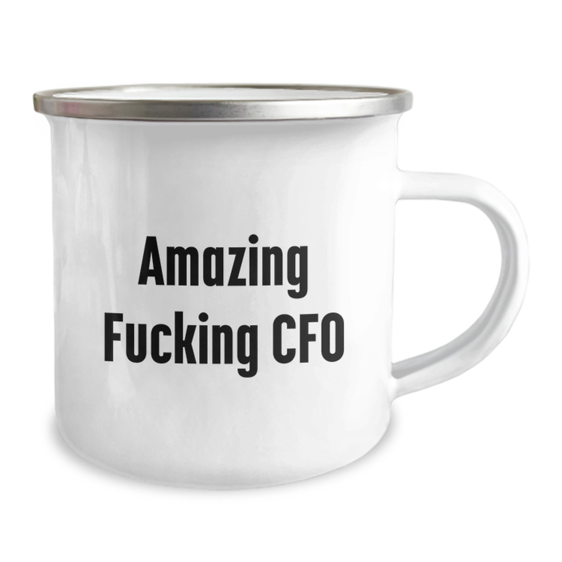 Funny CFO Camping Mug Gifts for CFO from Friends or Family This Christmas, Unique CFO Camping Mug, Amazing F--king Cfo Quote, Perfect CFO Gifts, CFO Christmas Unique Gifts - Image 2