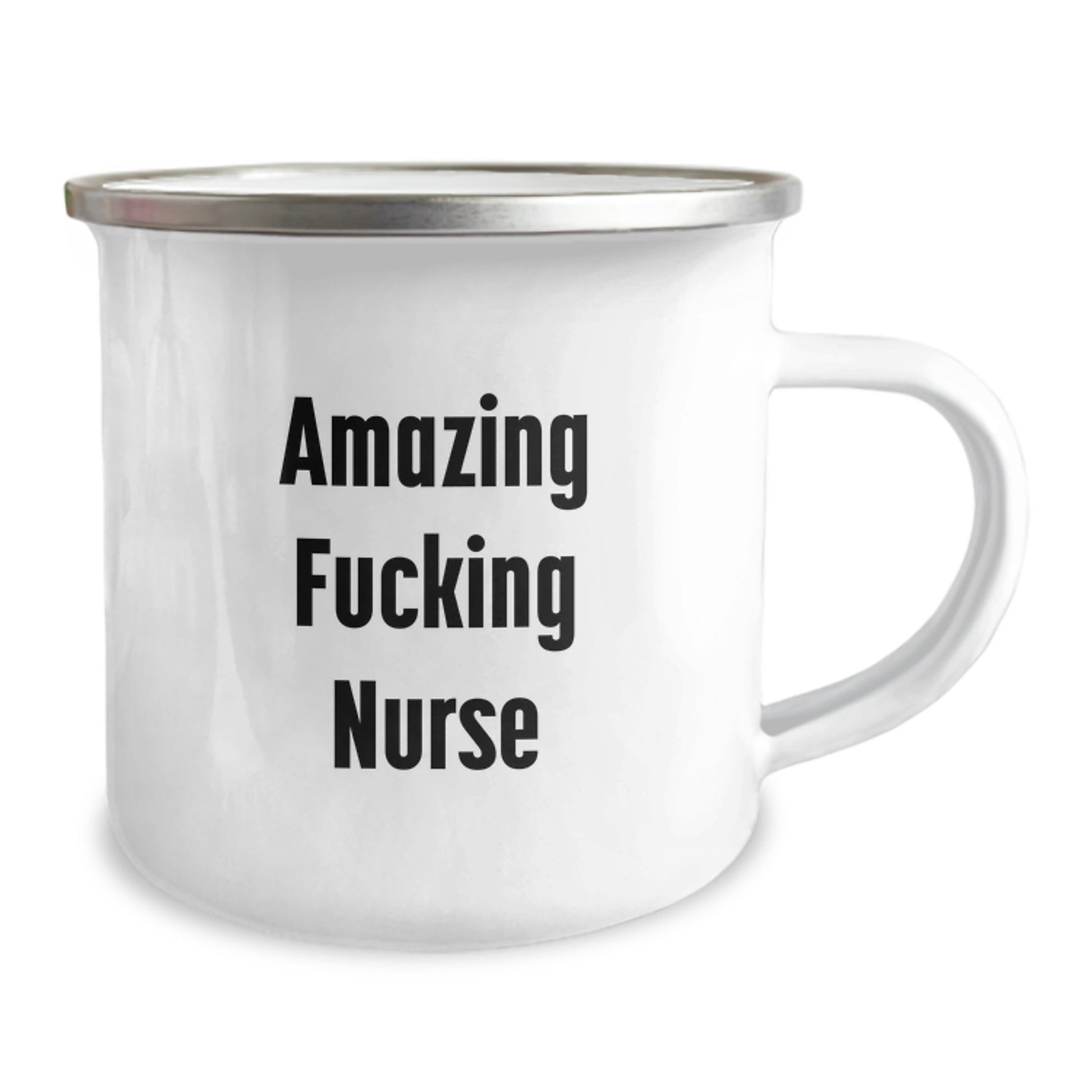 Funny Nurse Gifts for Men, Unique Camping Mug for Nurses, Amazing F--king Nurse, Christmas Unique Gifts from Men to Family - Image 2