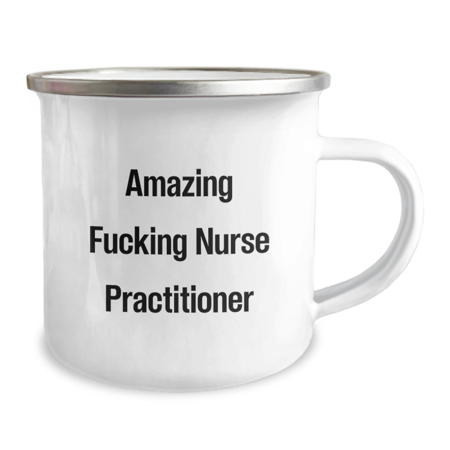 Funny Gifts for Nurse Practitioner Friends and Family - Amazing 'F--king' Quote on Camping Mug, Perfect Unique Christmas Unique Gifts from Men or Women - Image 2