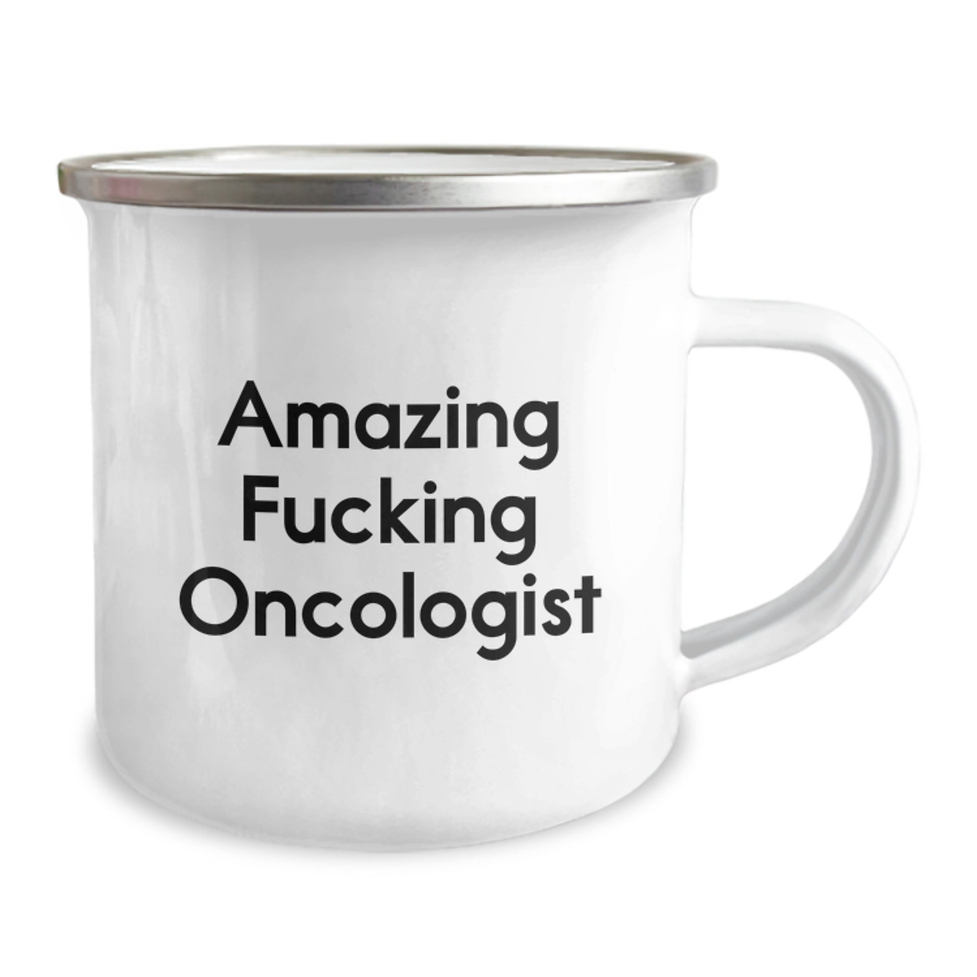 Funny Gifts from Friends to Oncologist Christmas Unique Mugs with Amazing F--king Oncologist Quote, Funny Camping Mug for Men, Women, Family - Image 2