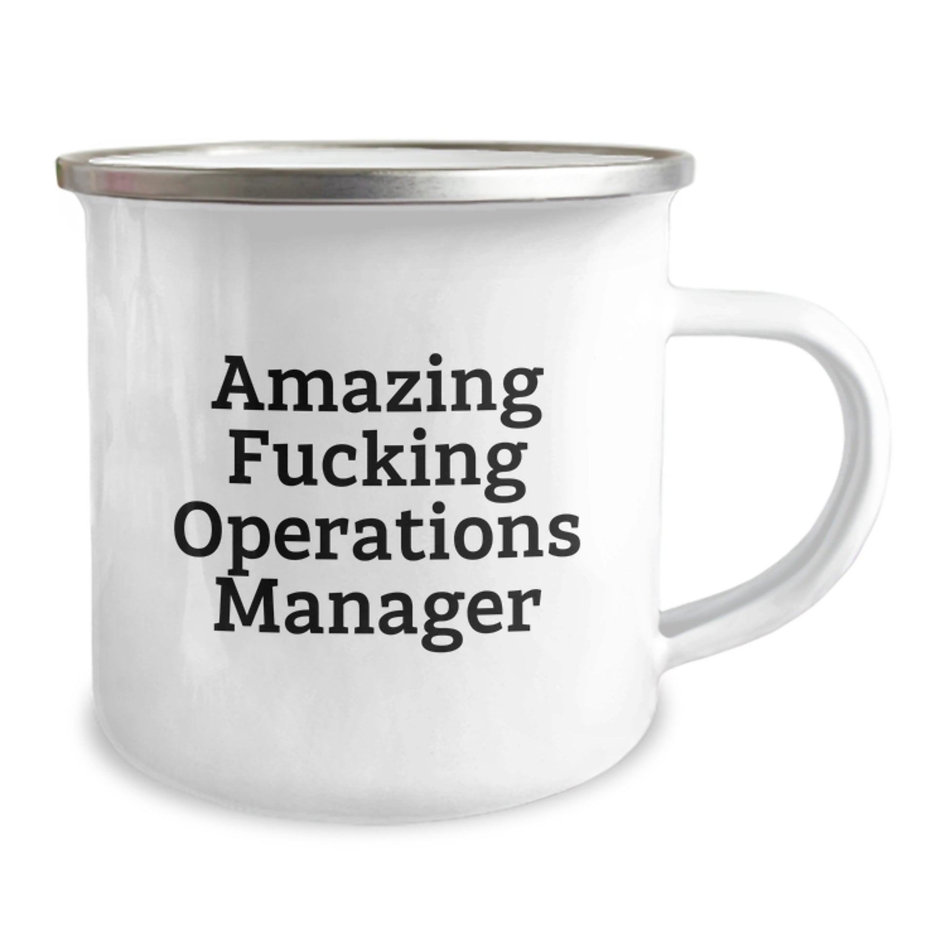 Funny Operations Manager Gifts from Men for Operations Manager Camping Mugs - Amazing F--king Operations Manager Christmas Unique Gifts - Image 2