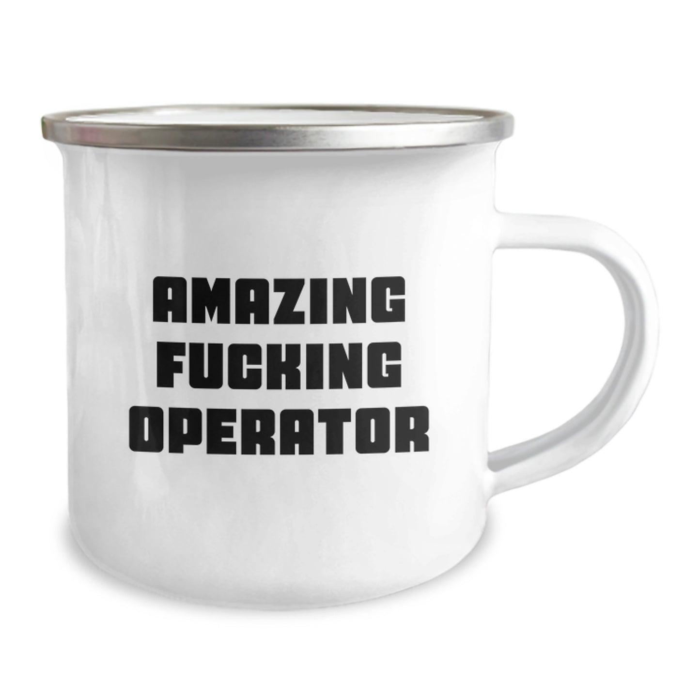 Funny Operator Gifts from Men for Operator Friends and Coworkers, Camping Mug, Christmas Unique Gifts, Operator Fun Mug - Image 2