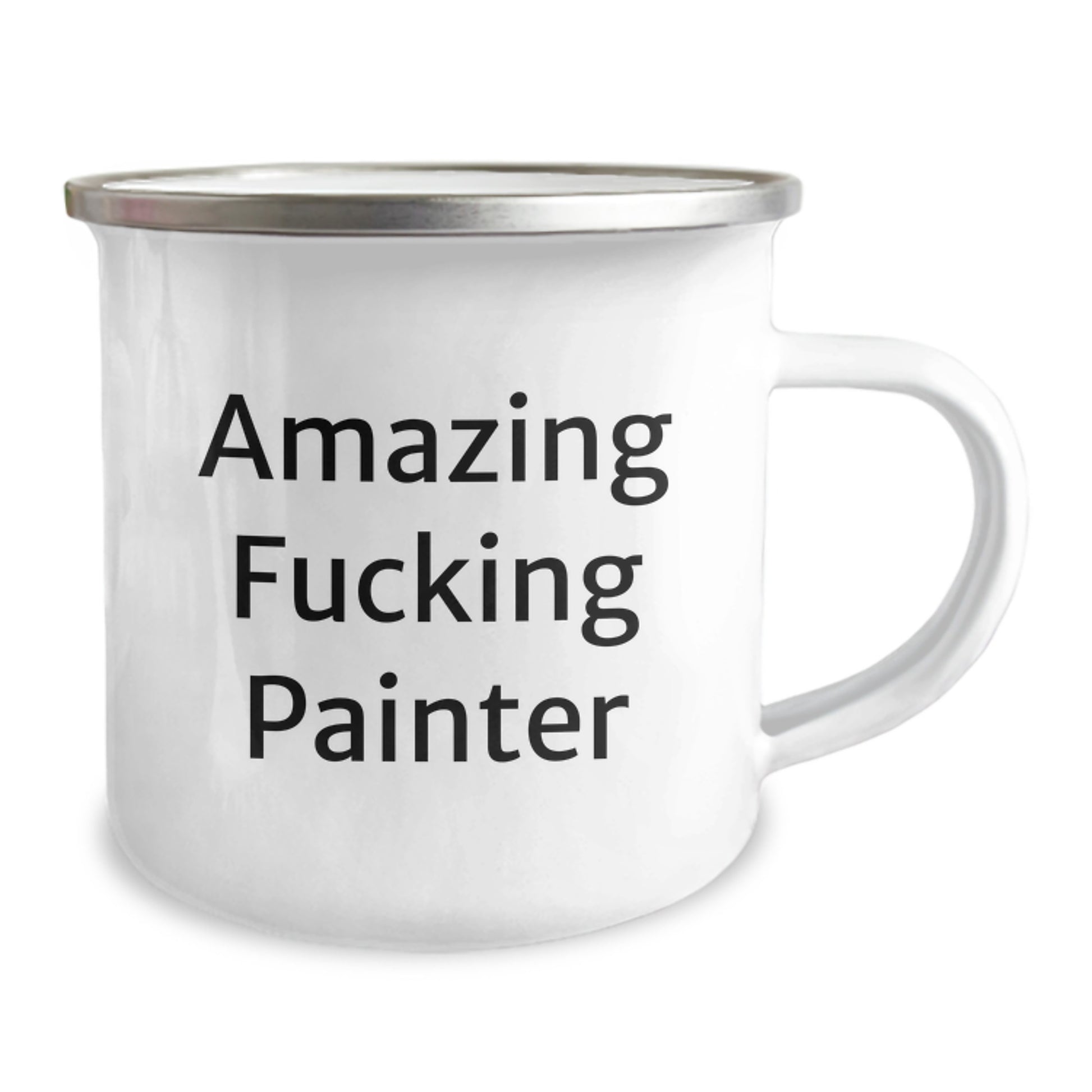 Funny Painter Gifts from Friends - Christmas Unique Gifts for Painter Men - Amazing F--king Painter Camping Mug - Image 2