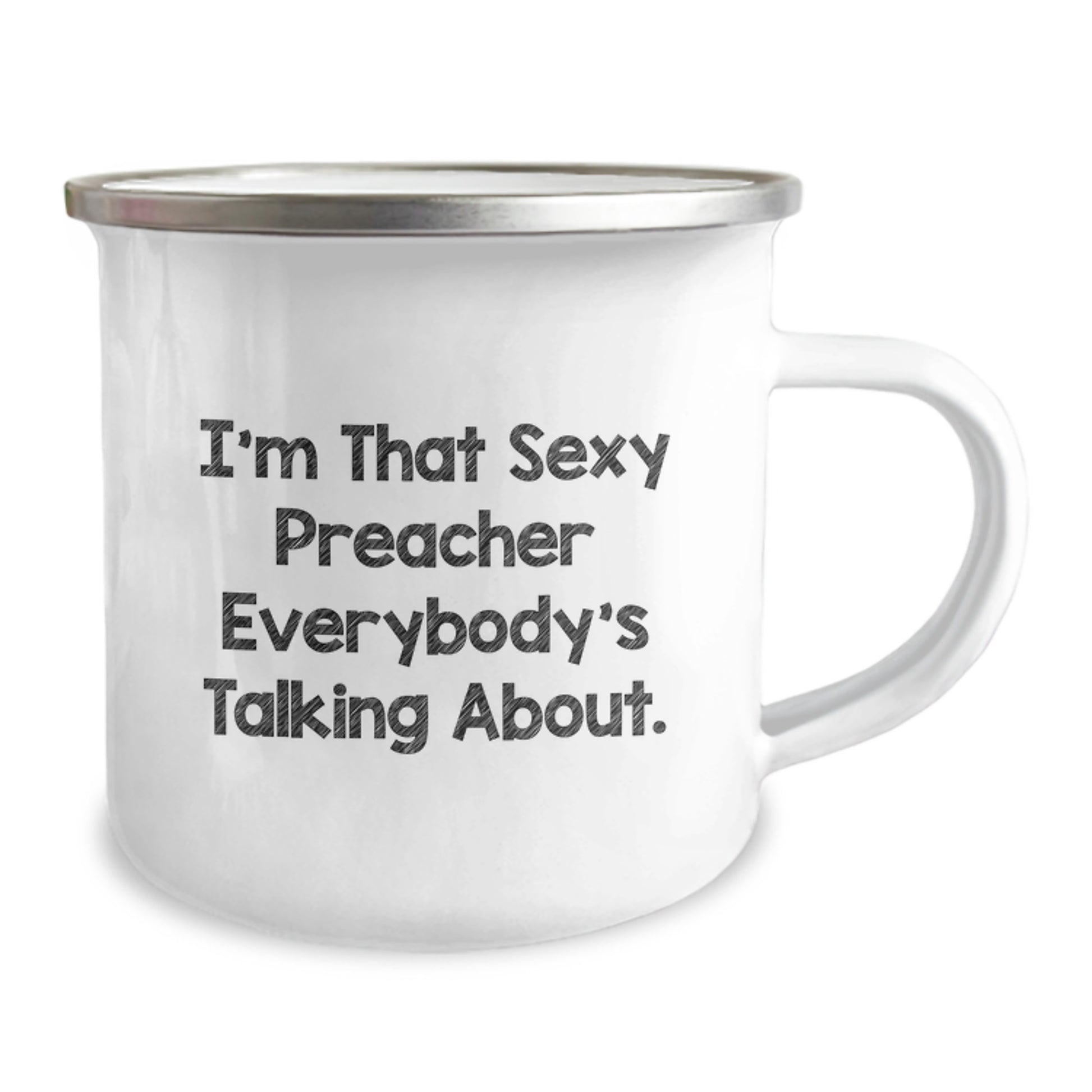 Funny Preacher Gifts for Men - I'm That Sexy Preacher Everybody's Talking About Mug, Perfect Christmas Unique Gifts from Friends for Coworkers - Image 2