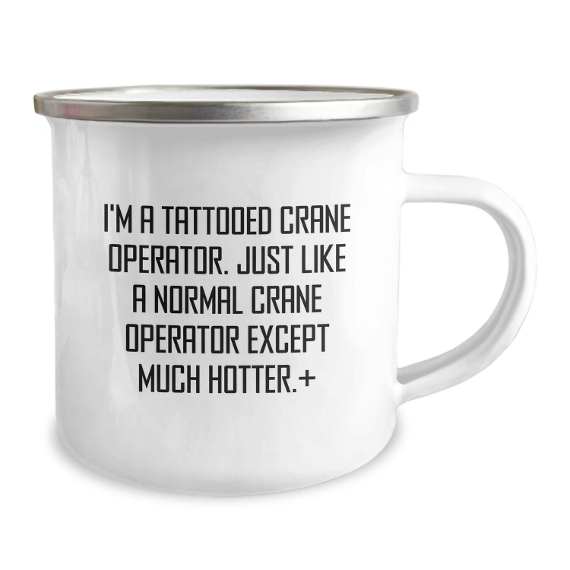 Funny Crane Operator Gifts for Men - I'm A Tattooed Crane Operator - Christmas Unique Mug for Husband - Image 2