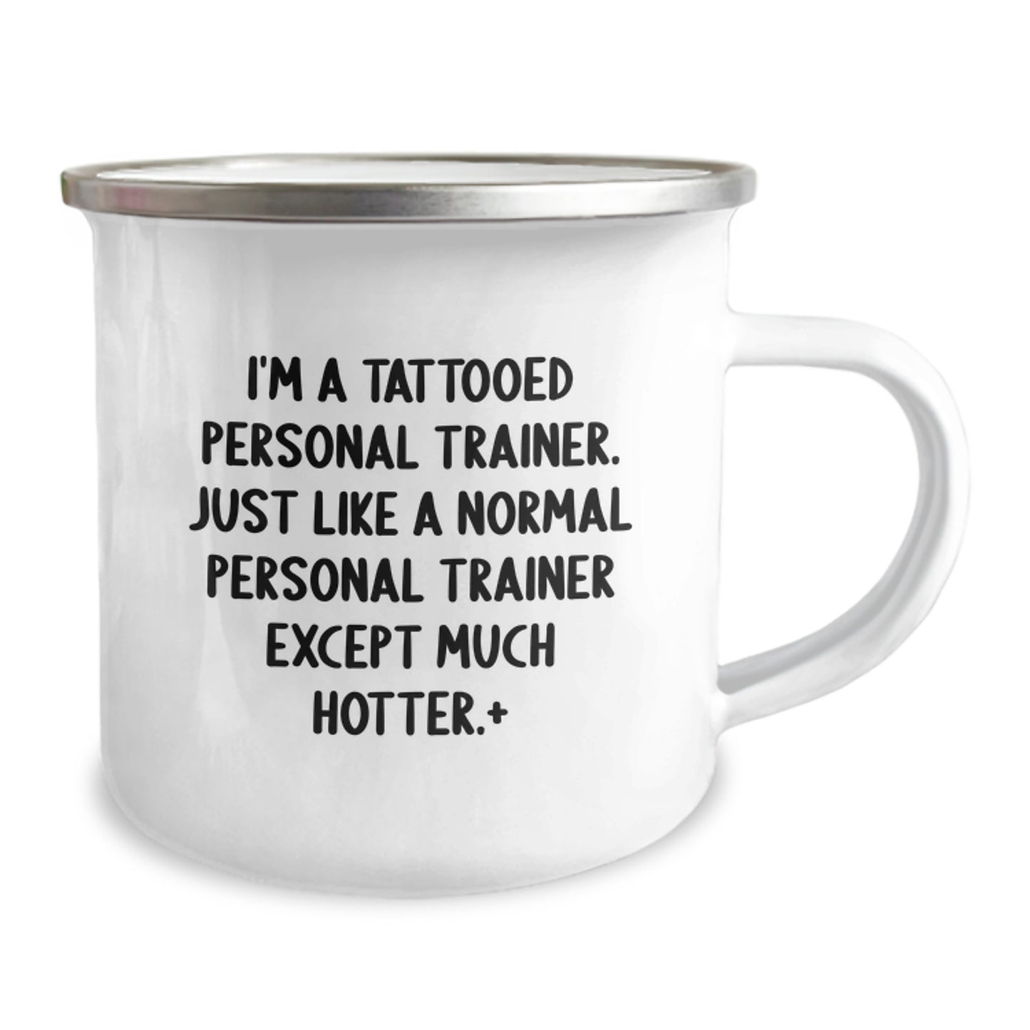 Funny Personal Trainer Gifts for Men Friends from the Office - Christmas Unique Presents I'm A Tattooed Personal Trainer Except Much Hotter. - Image 2
