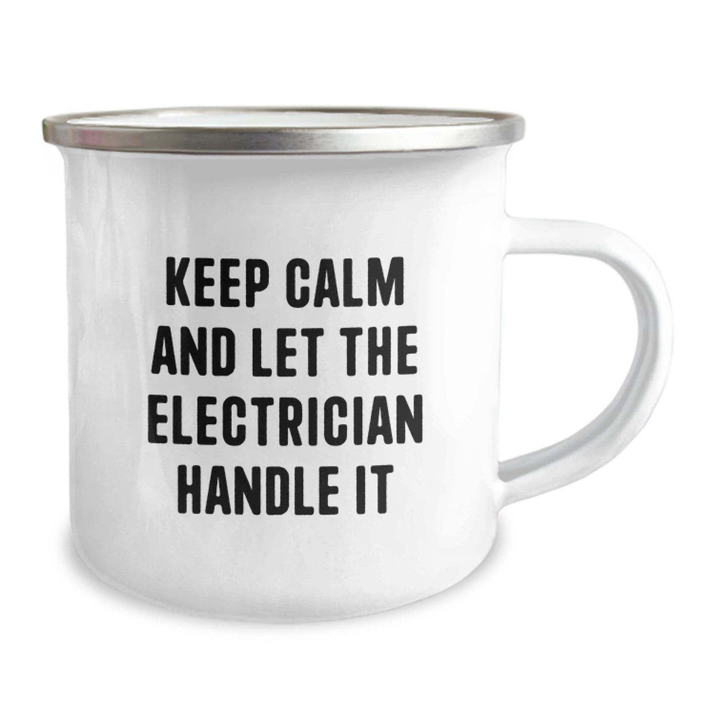 Funny Electrician Gifts from Friends and Family - Keep Calm And Let The Electrician Handle It Christmas Unique Gifts for Electrician Men - Image 2