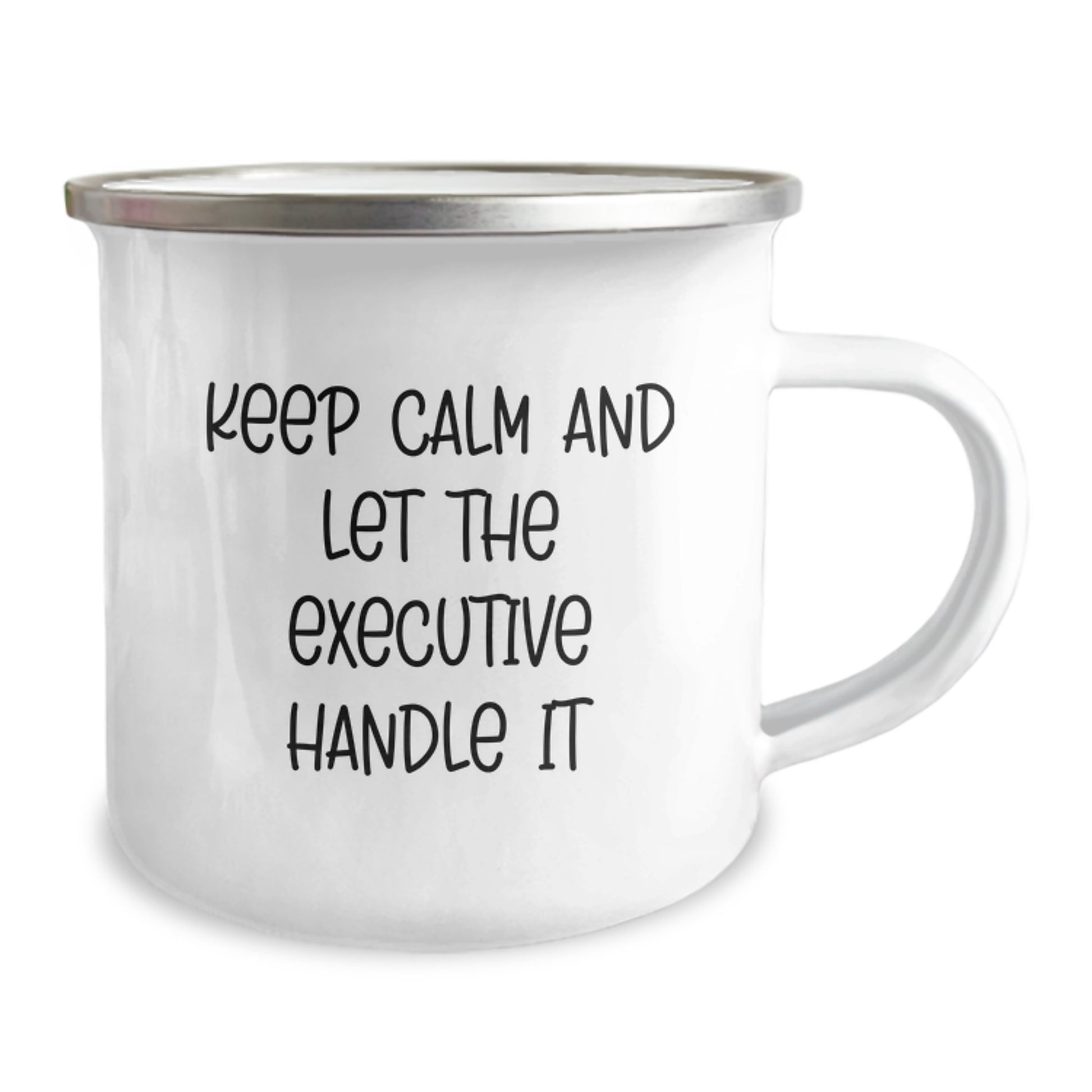 Funny Executive Gifts from Friends, Men, or Family - Keep Calm and Let Them Handle Christmas Unique Gifts, Camping Mug for Executives - Image 2