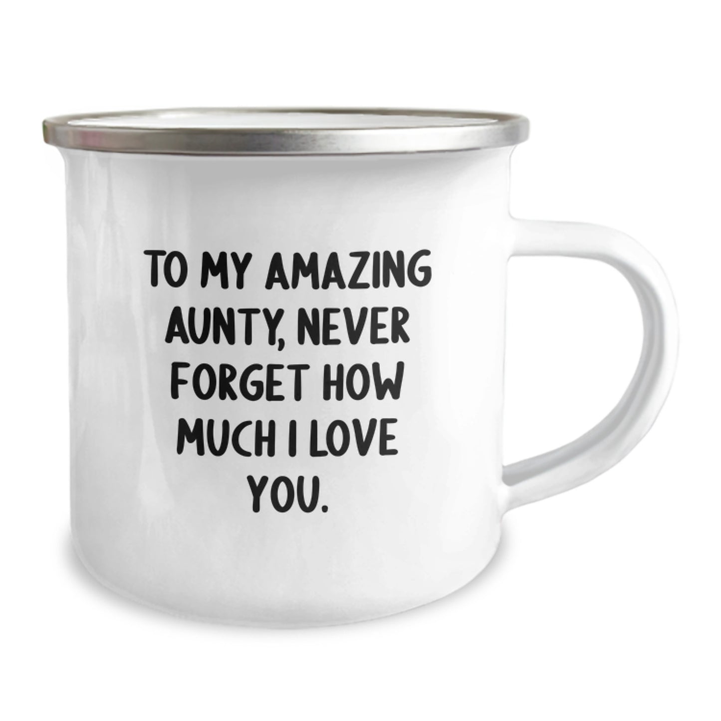 Funny Gift for Aunty, To My Amazing Aunty, Christmas Camping Mug with Inspirational Quote, Gifts from Family for Aunty - Image 2