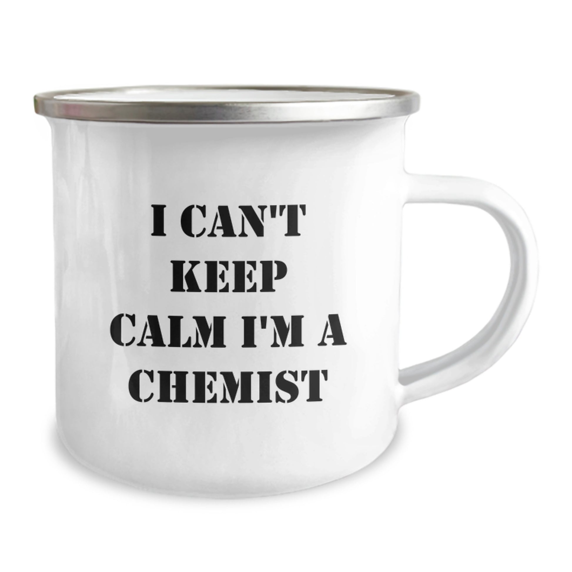 Funny Chemist Gifts from Friends, Christmas Unique Mugs for Men, I Can't Keep Calm I'm A Chemist - 12 oz Stainless Steel - Image 2