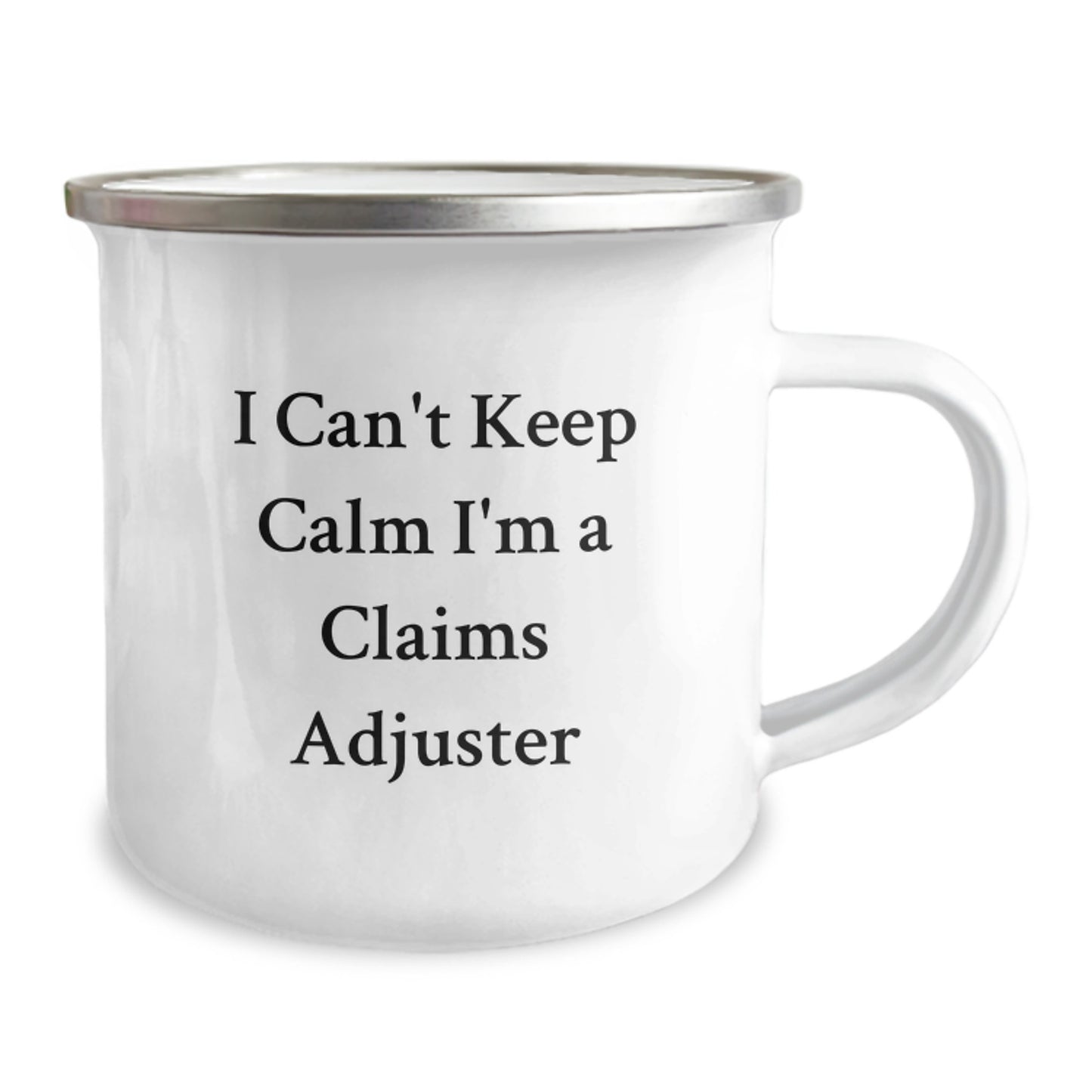 Funny Claims Adjuster Gifts from Friends - Christmas Unique Mugs for Claims Adjuster Enthusiasts - I Can't Keep Calm I'm A Claims Adjuster Mug - Image 2