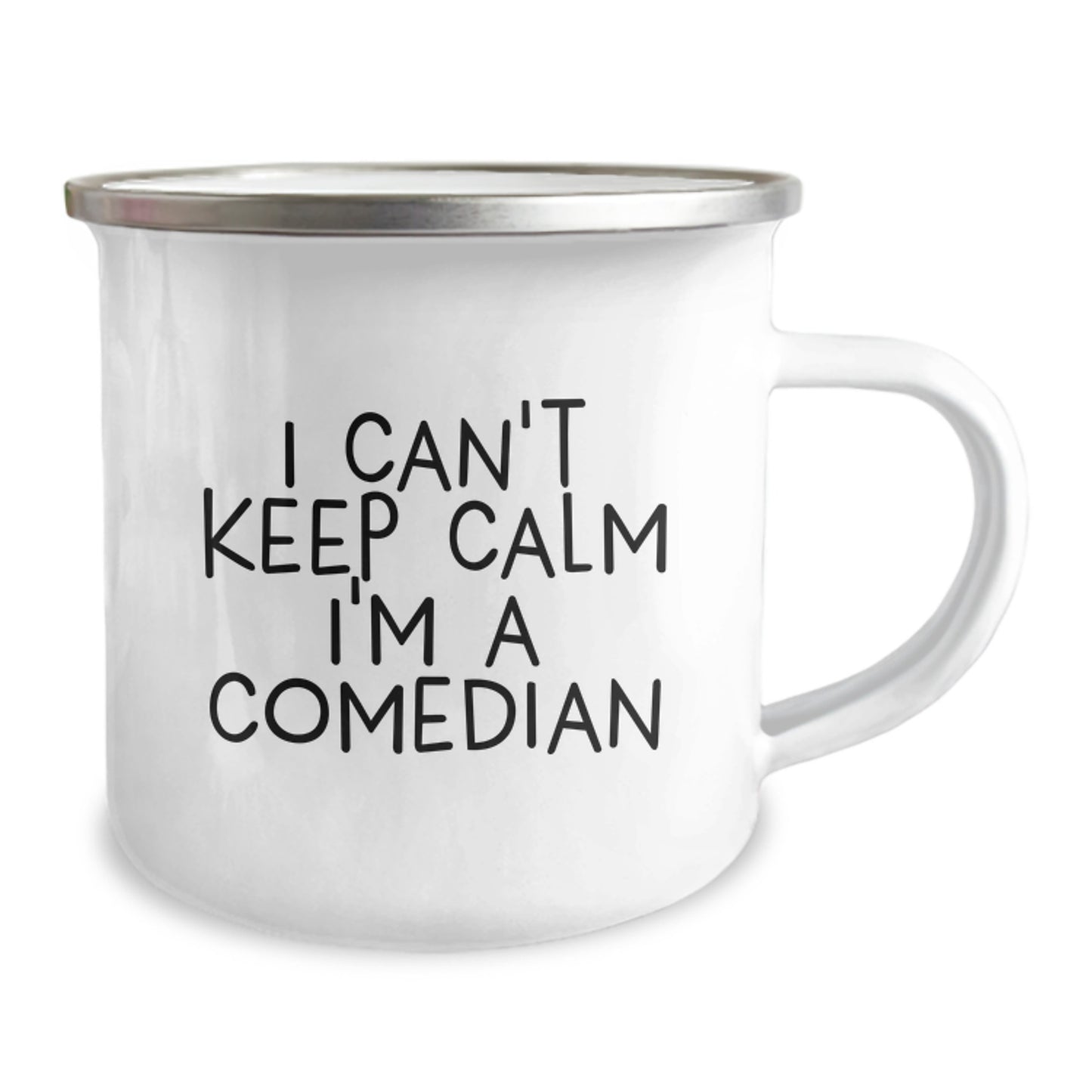 Funny Comedian Gifts from Friends - I Can't Keep Calm I'm A Comedian Camping Mug for Comedian Men - Unique Christmas Unique Gifts for Comedian - Image 2