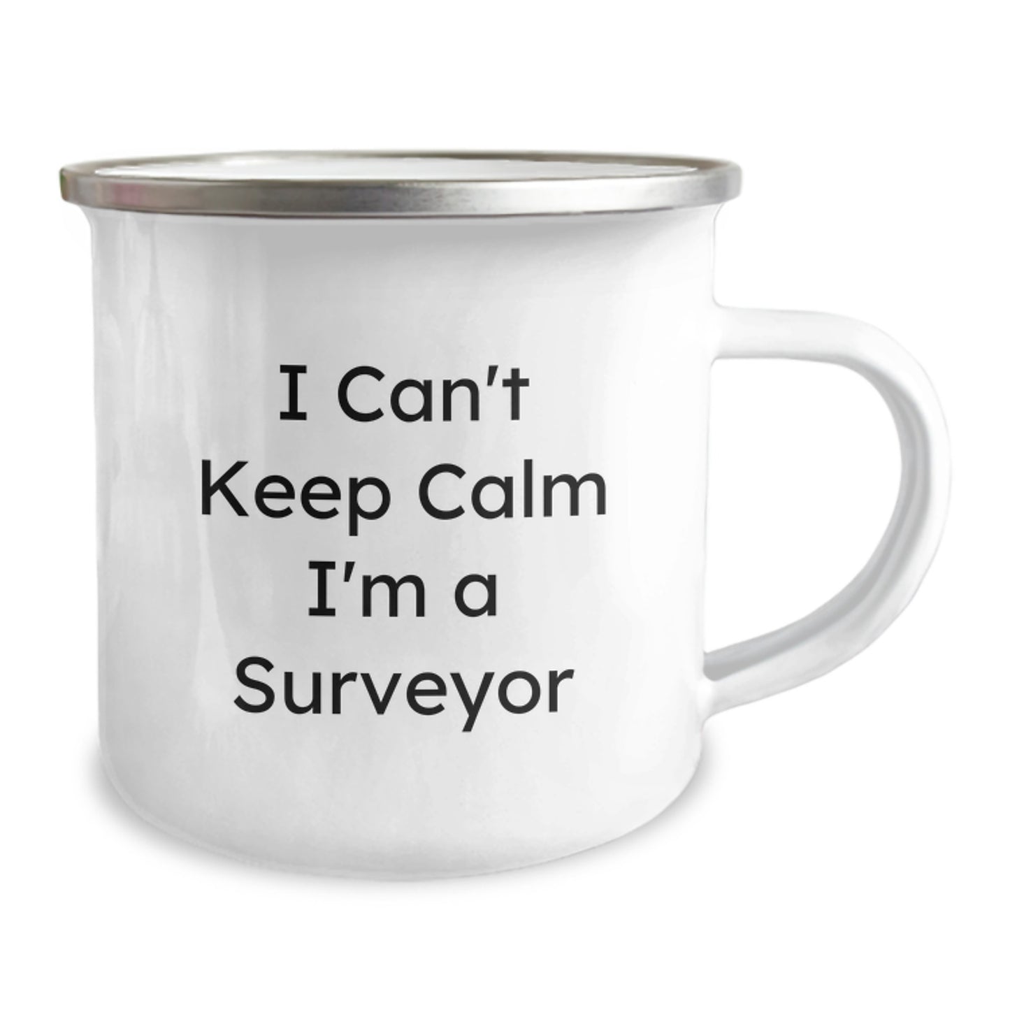 Unique Funny Surveyor Camping Mug Gifts for Men, I Can't Keep Calm I'm A Surveyor Lover Friends Family Christmas Unique Gifts from Friends - Image 2