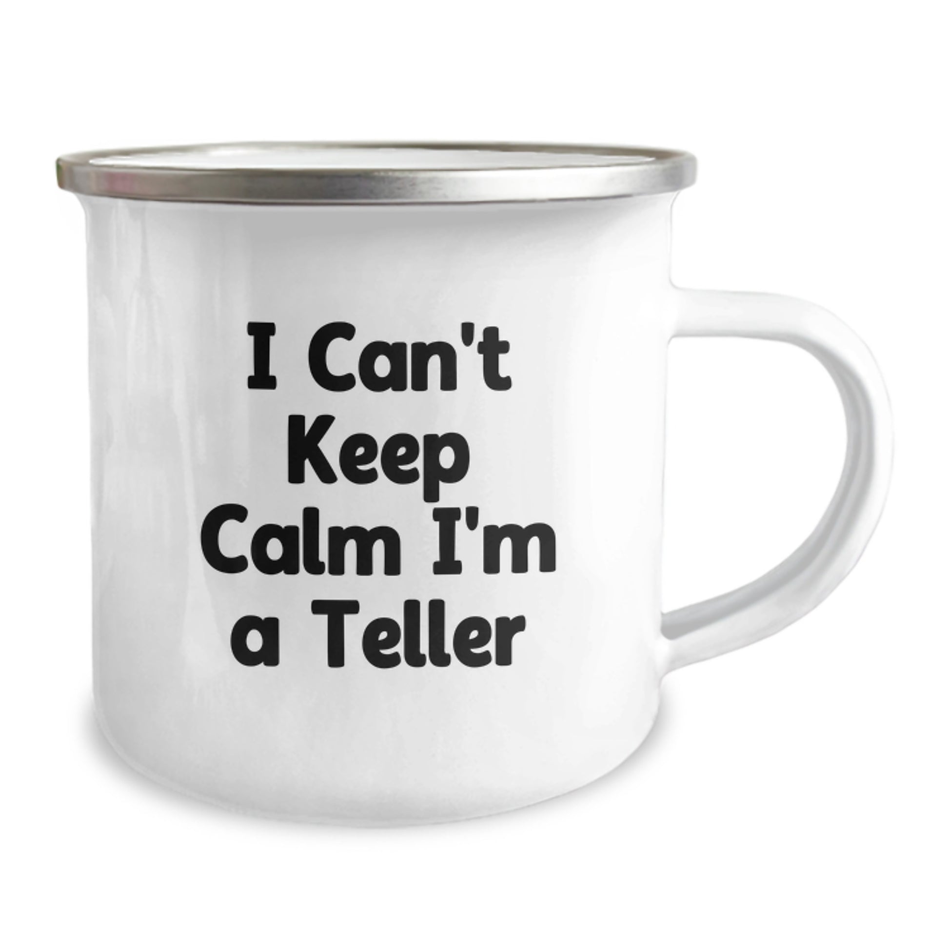 Funny Teller Camping Mug Gifts for Him, I Can't Keep Calm I'm A Teller, Christmas Unique Presents from Friends and Family - Image 2