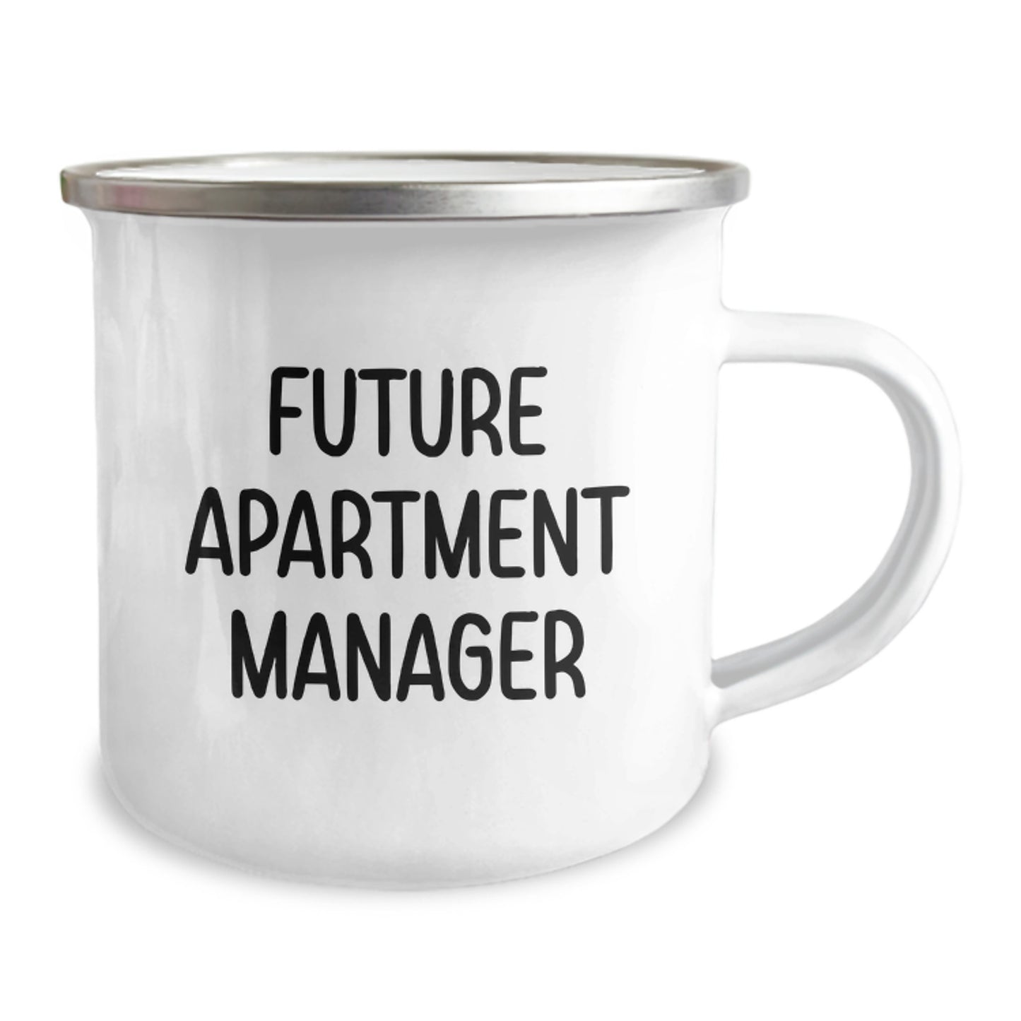 Funny Future Apartment Manager Gifts from Friends - Camping Mug for Graduation, 'You're a-maize-ing' Quote, 12 oz Stainless Steel with Enamel Finish - Image 2