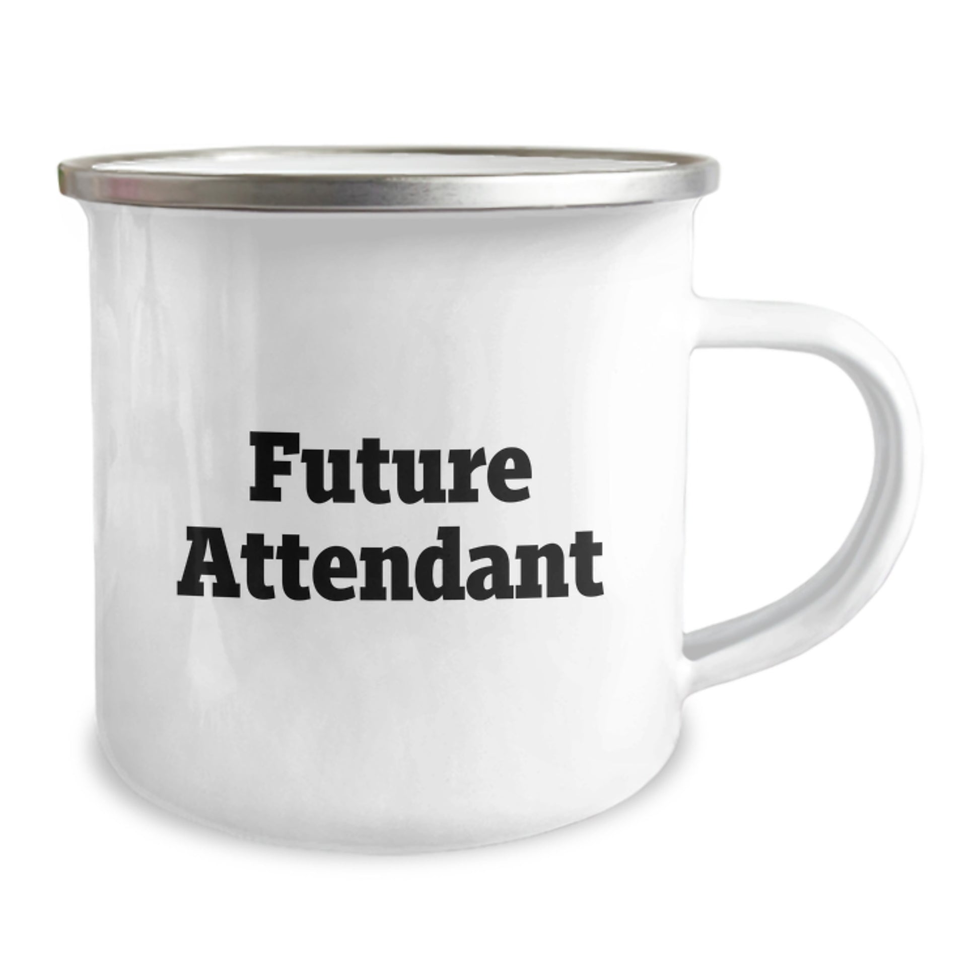 Funny Attendant Gifts from Friends for Future Attendants - Camping Mug, 12 oz Stainless Steel with Enamel Finish, Inspirational Quote - Image 2