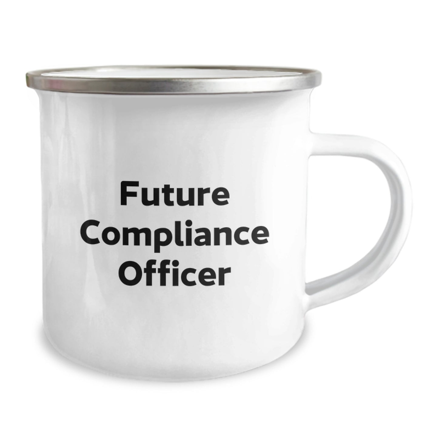 Funny Compliance Officer Gifts from Friends for Future Compliance Officer Graduation Camping Mug - 'You're One Step Closer to Being a Compliance Officer' - Image 2
