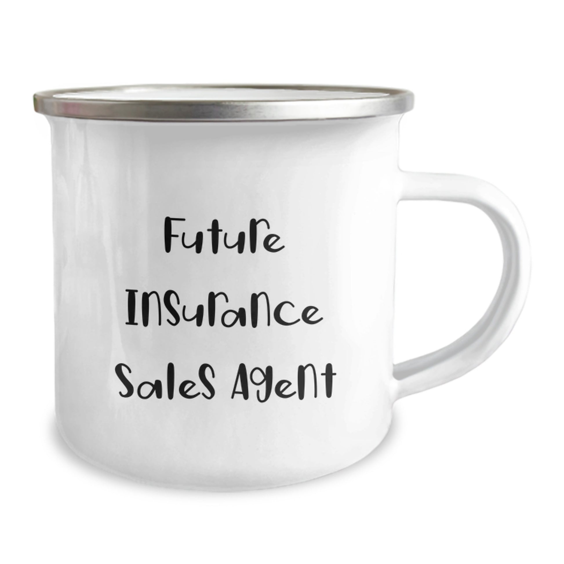 Funny Future Insurance Sales Agent Gifts from Friends for Graduation Unique Camping Mug 'You're going to be a great agent!' - Image 2