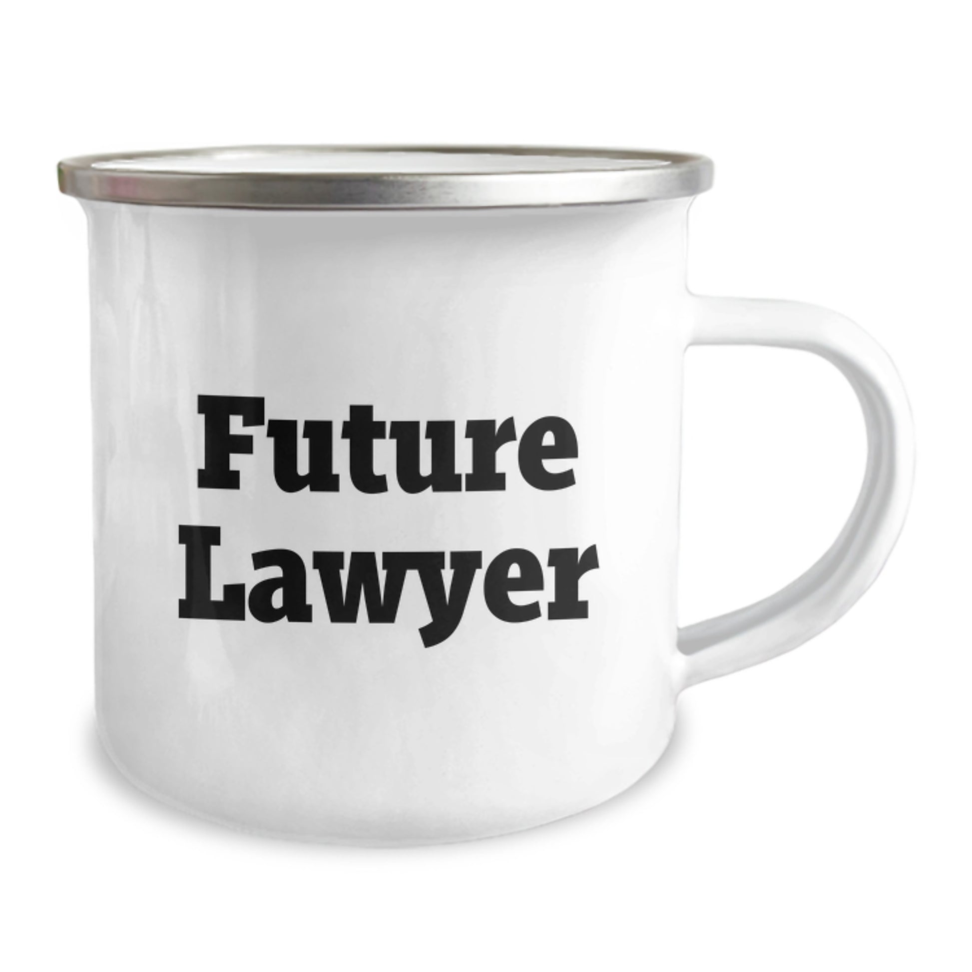 Funny Future Lawyer Graduation Gifts from Friends - 'You're Future Lawyer', Camping Mug for Men, 12 oz Stainless Steel with Enamel Finish, Best Lawyer Gifts - Image 2