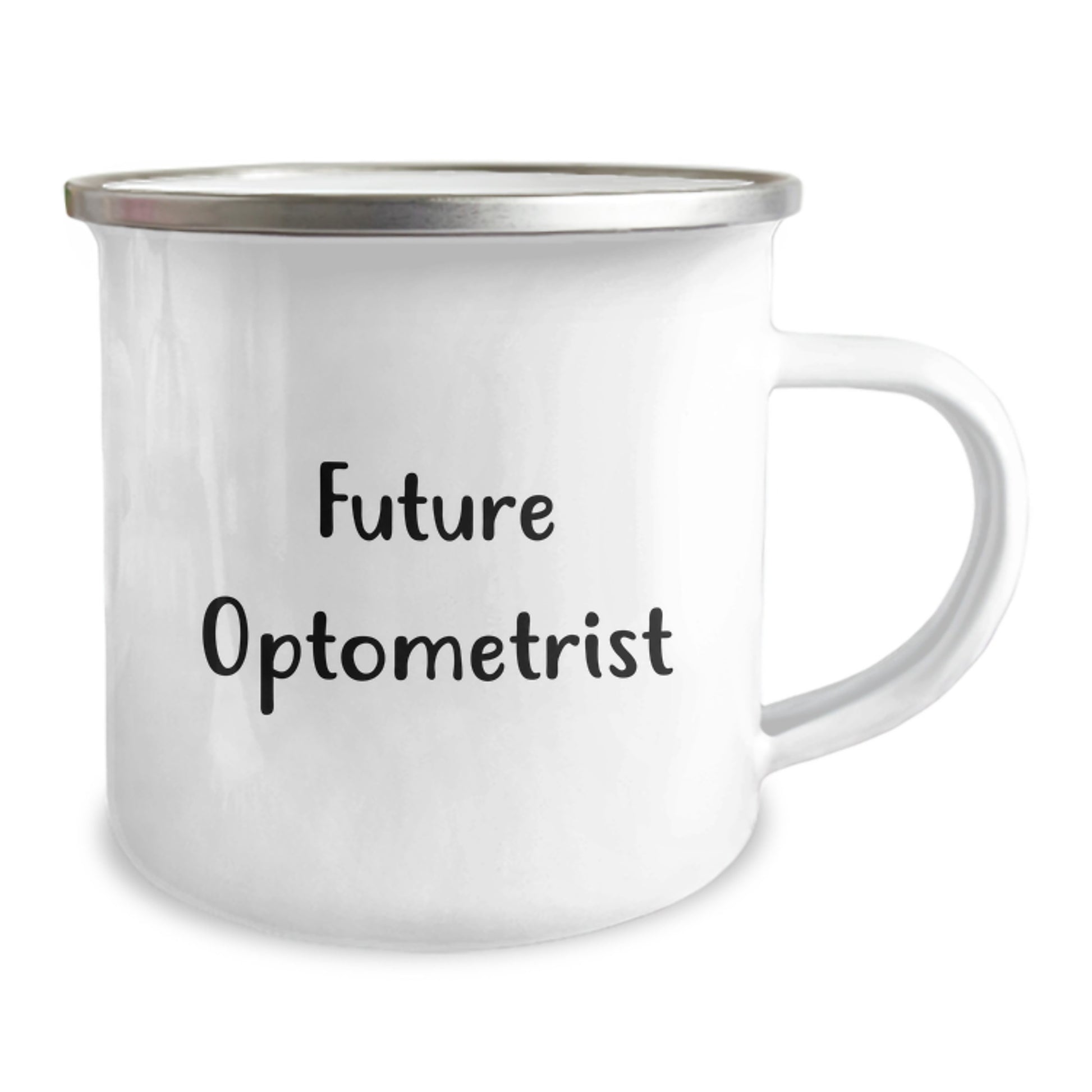 Funny Optometrist Gifts - 'Future Optometrist' Camping Mug for Christmas Unique Gifts from Friends to Family - Image 2