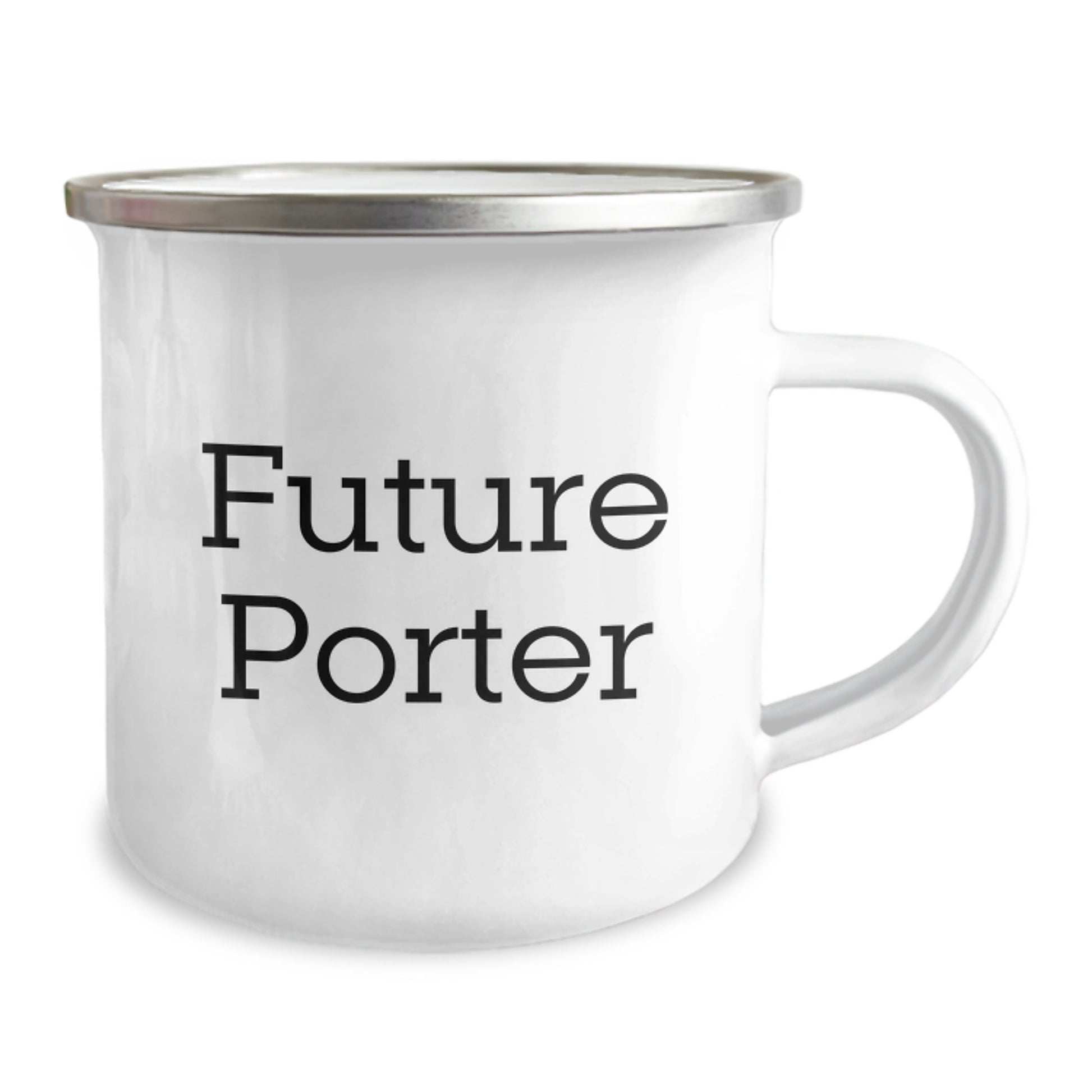 Porter Enthusiast Gifts from Men, Funny Quotes, Christmas Unique Gifts, Portable Camping Mug - Image 2