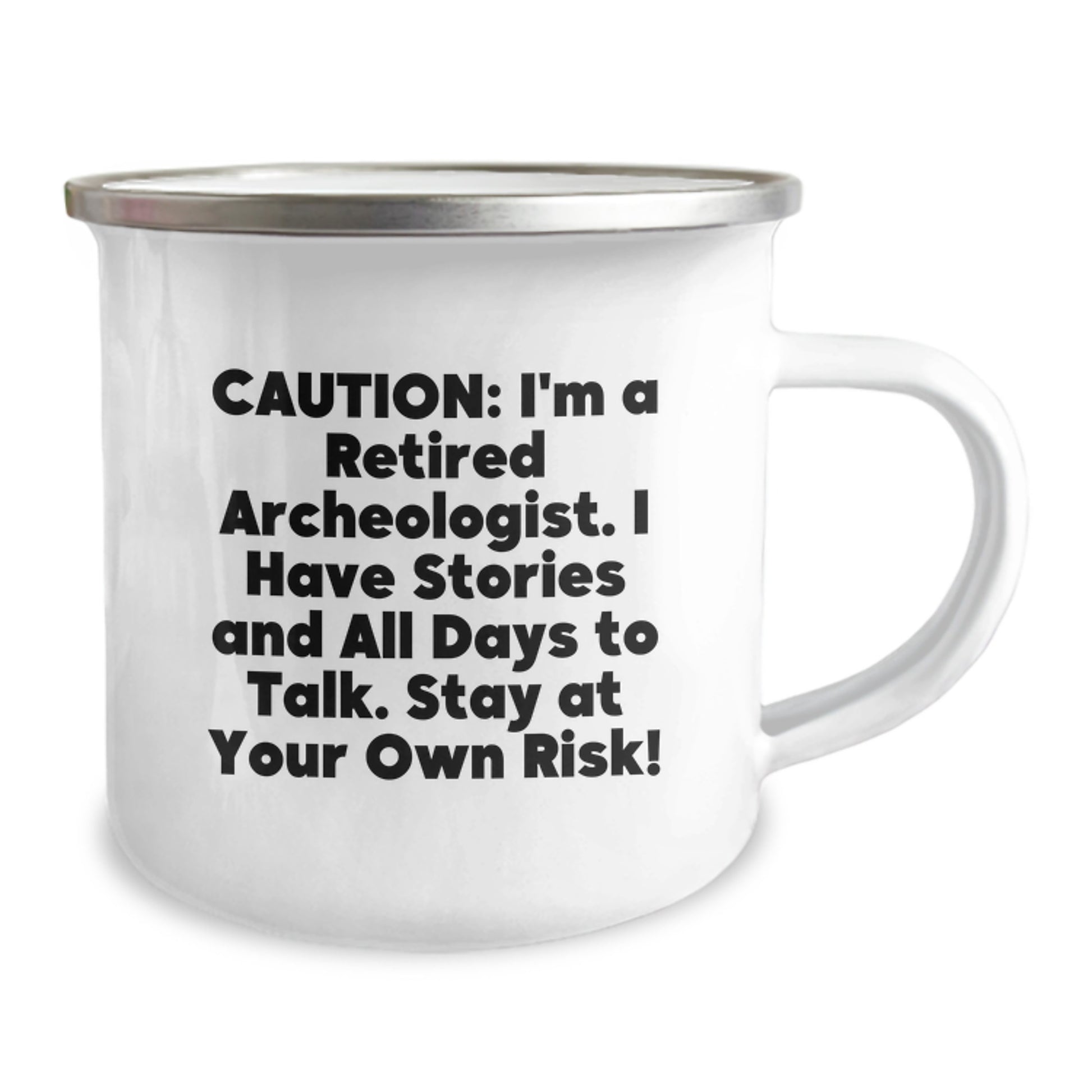 Funny Archeologist Gifts for Men - Caution: I'm A Retired Archeologist Mug for Christmas Unique Gifts from Friends and Family - Image 2