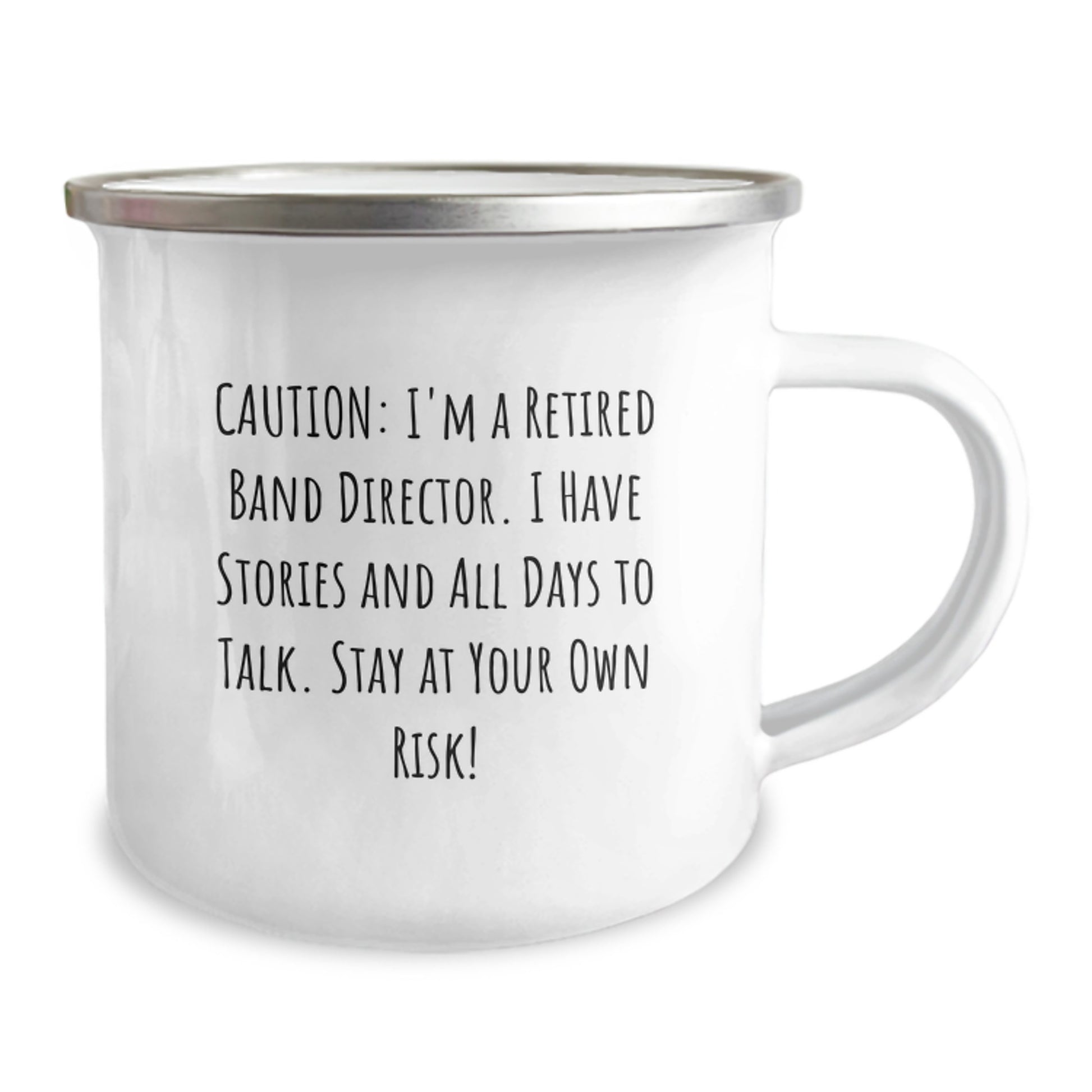 Funny Band Director Gifts from Family - I'm A Retired Band Director, Camping Mug for Christmas Unique Gifts - Image 2