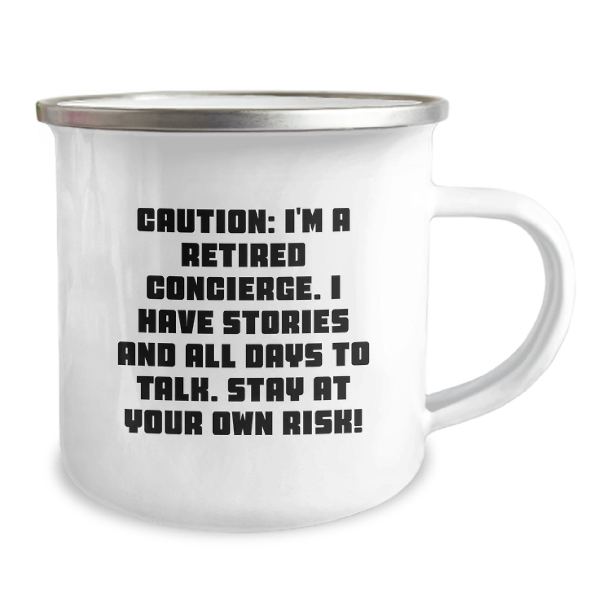 Concierge Camping Mug Funny Gift from Friends to Family for Christmas - Image 2