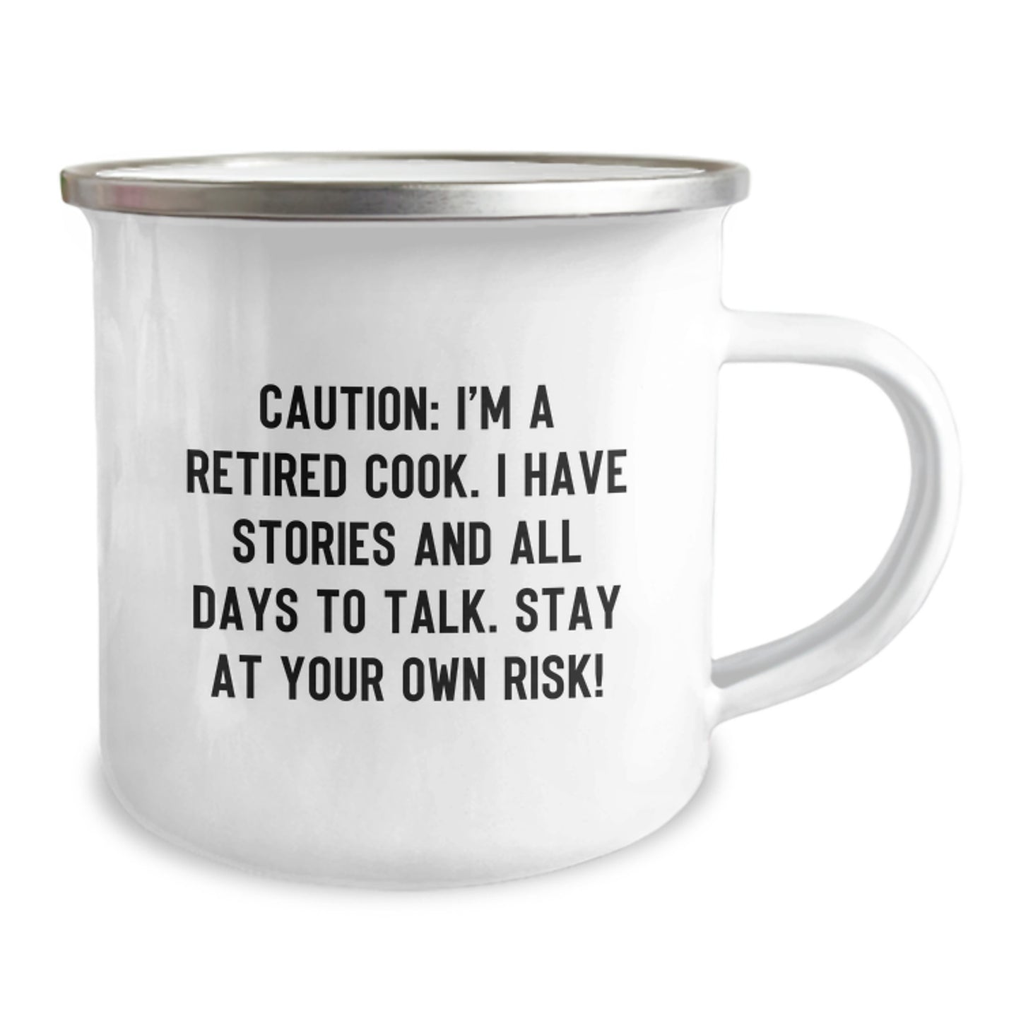 Gifts from Friends and Family to Cooks Who Love Camping, A Funny Retired Cook's Mug for Christmas - Image 2