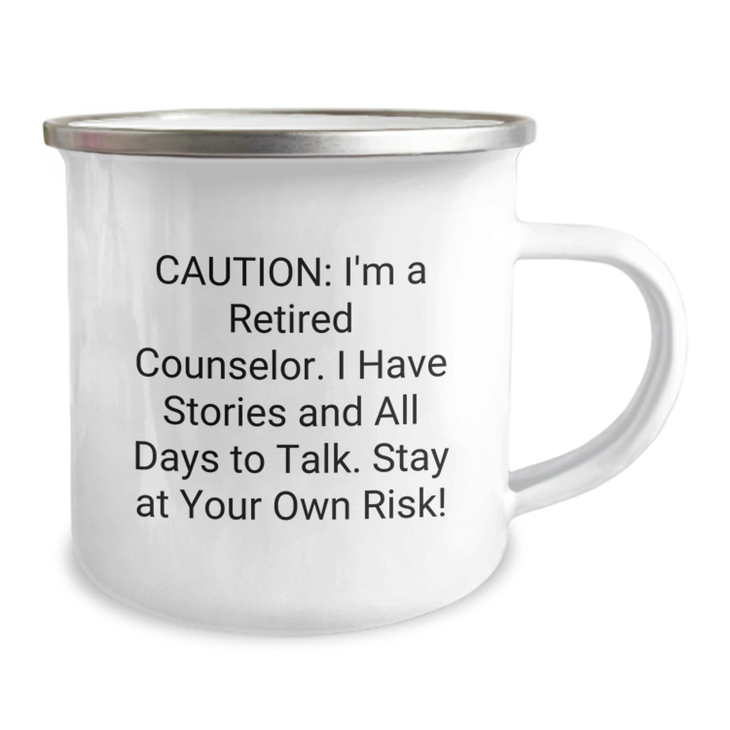 Cute Counselor Gifts for Men, Funny Camping Mug for Friends or Coworkers, Christmas Unique Ideas from Family, Retired Counselor Quote - Image 2