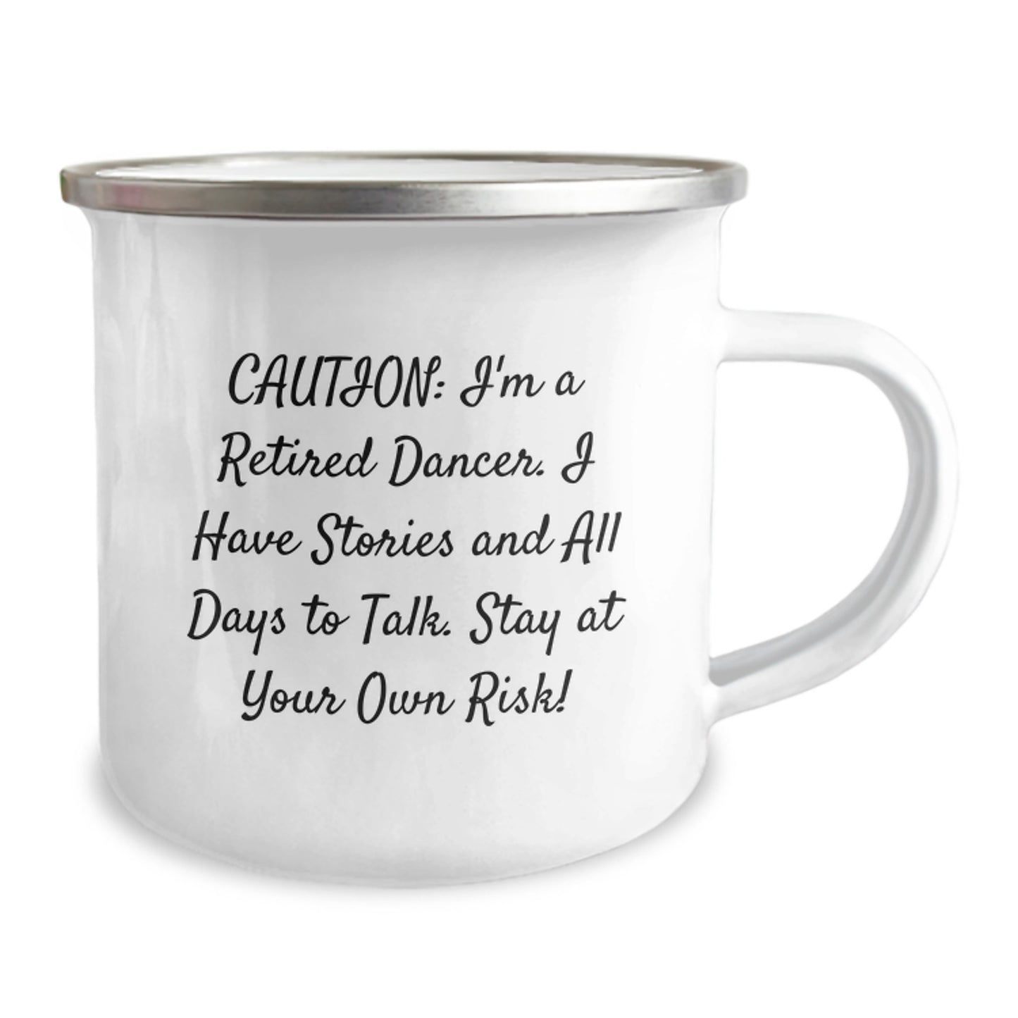 Funny Dancer Camping Mug - Gifts for Dancer from Men - Unique Christmas Unique Gifts for the Dancer in Your Life - Retired Dancer Story - Image 2