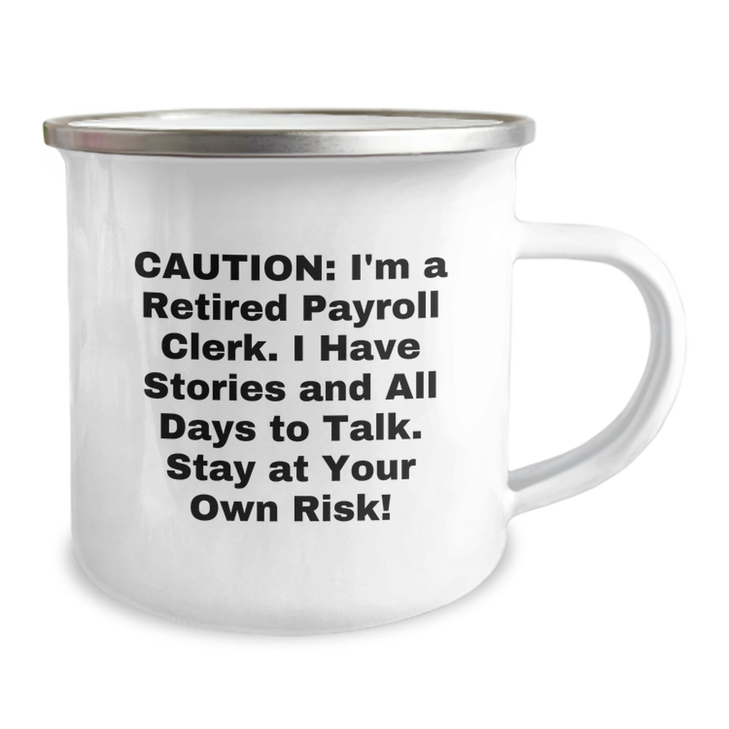 Funny Payroll Clerk Camping Mug Gifts from Friends to Payroll Clerk on Christmas Unique - Image 2