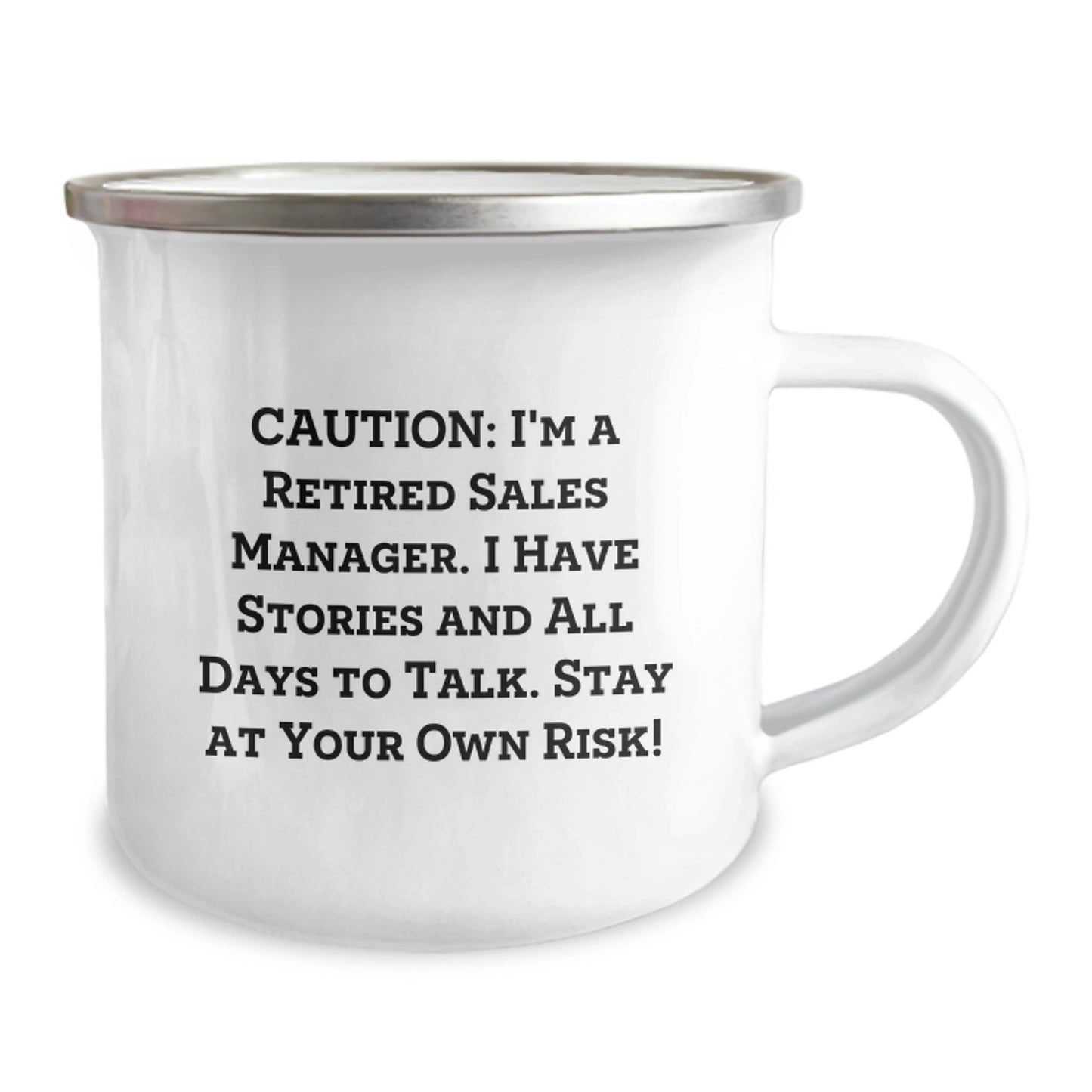 Funny Sales Manager Gifts from Men to Coworkers - Camping Mug for Christmas Unique Presents - Image 2