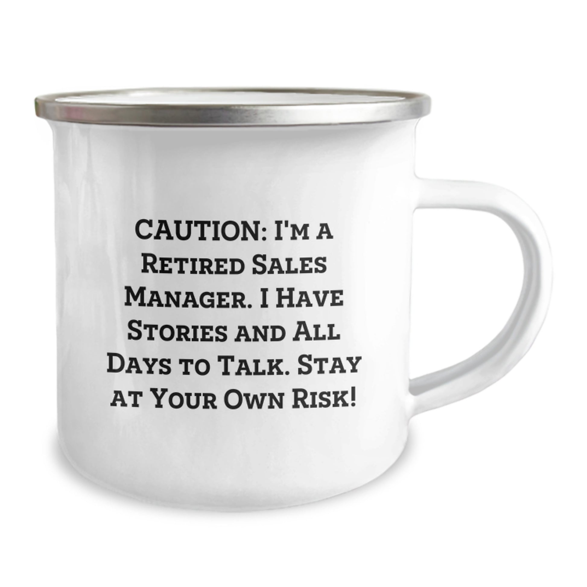 Funny Sales Manager Gifts from Men to Coworkers - Camping Mug for Christmas Unique Presents - Image 2