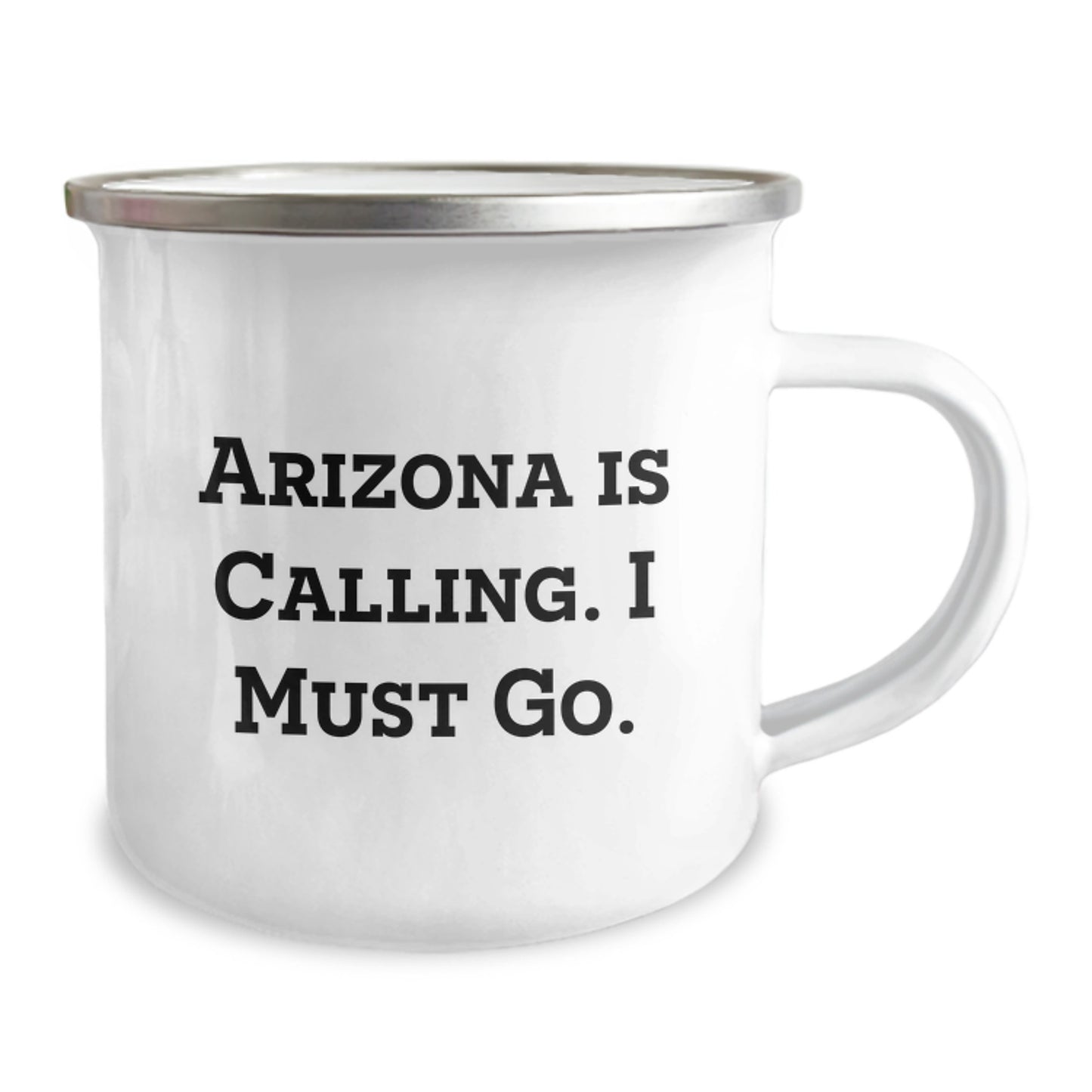 Funny Arizona Gifts for Men Family Friends - Arizona Camping Mug with Arizona Is Calling I Must Go Quote - Christmas Unique Gifts from Arizona Lover - Image 2