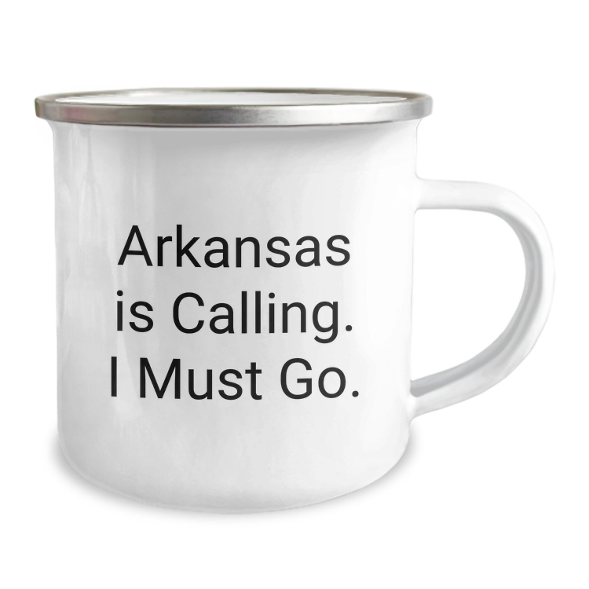 Arkansas Camping Mug - Funny Quote Gifts for Friends from Arkansas - Unique Christmas Unique Gifts for Men and Women - Arkansas Is Calling. I Must Go. - Image 2