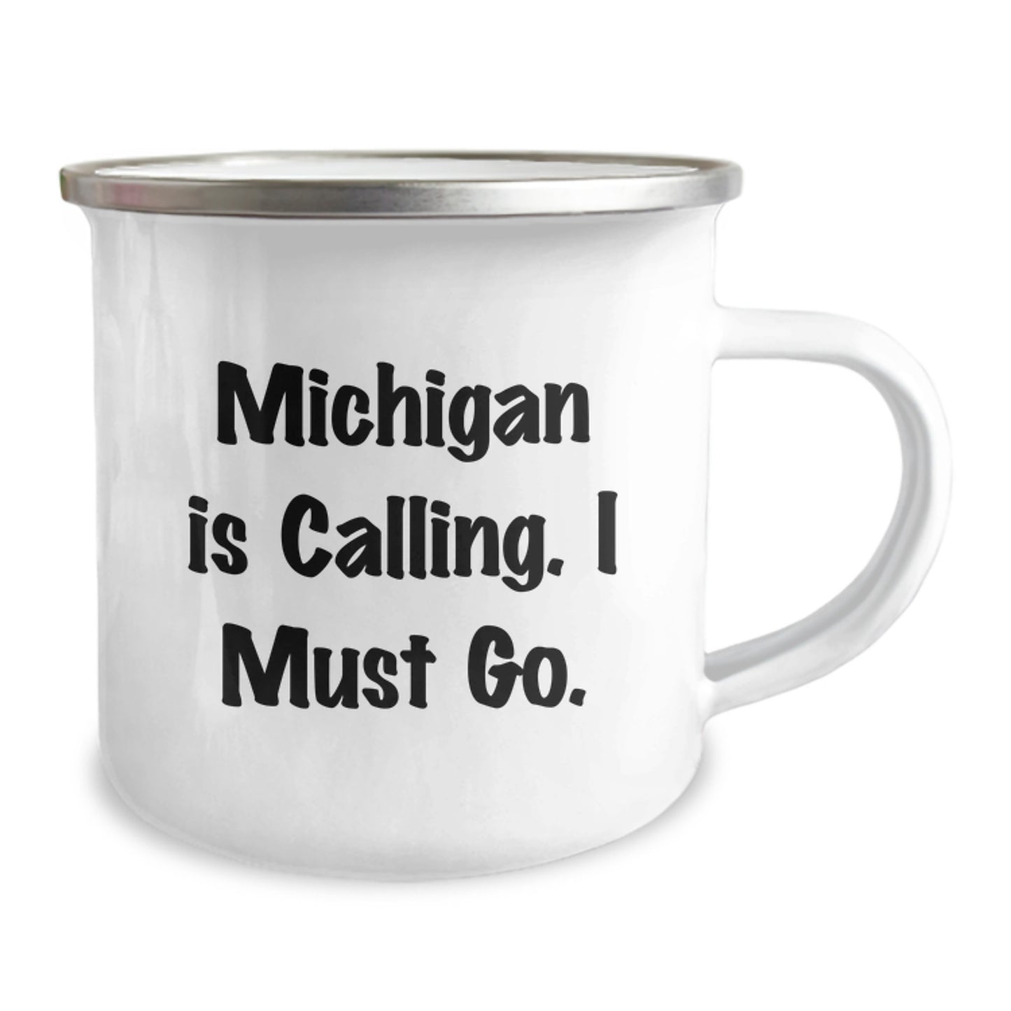Michigan Camping Mug Funny Quote Gifts for Friends from Michigan - Image 2