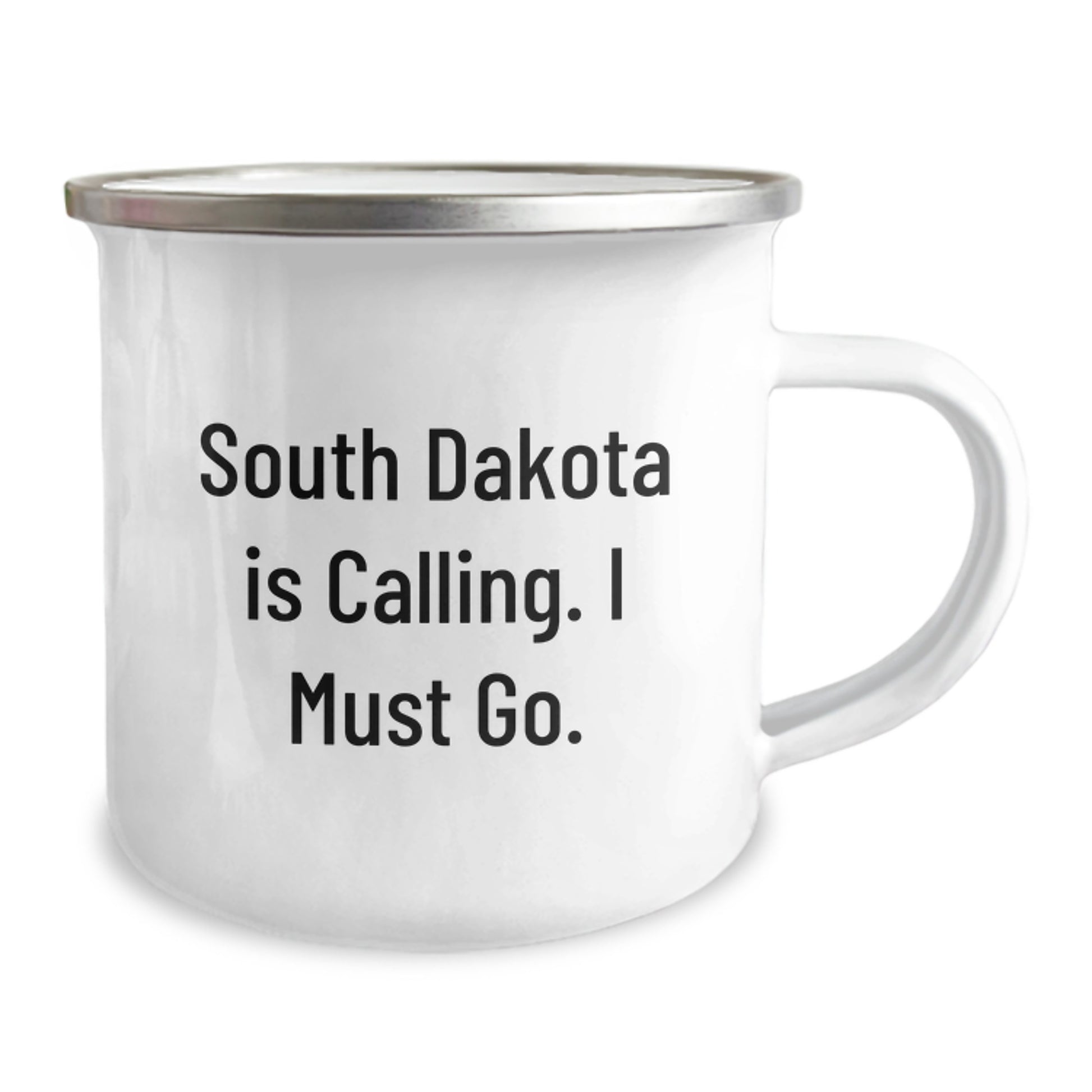Funny South Dakota Gifts from Friends for Camping Lovers - South Dakota Is Calling, I Must Go - Christmas Unique Mugs - Image 2