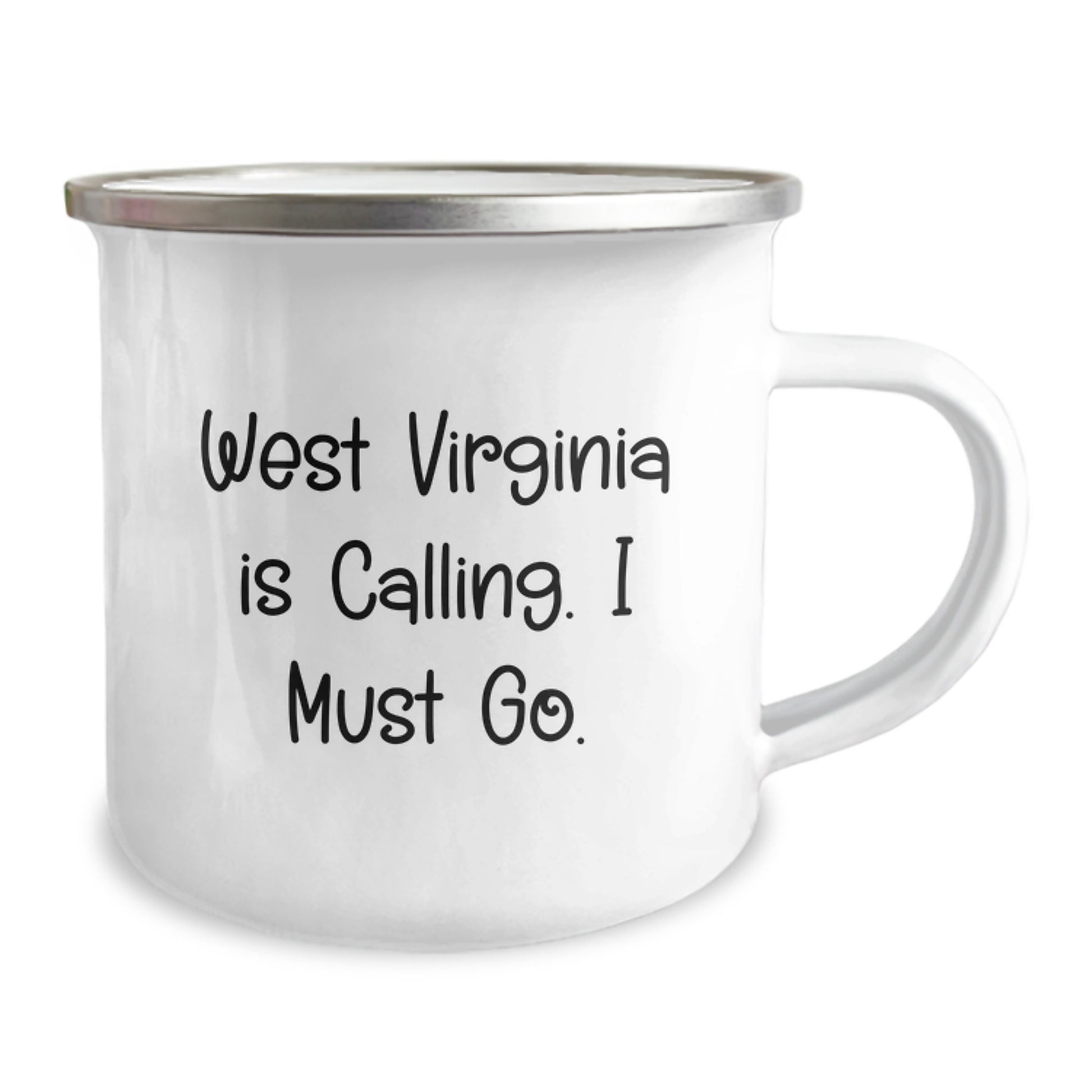 West Virginia Calling Gifts for Men from Friends - Funny Camping Mug for Graduation - Image 2
