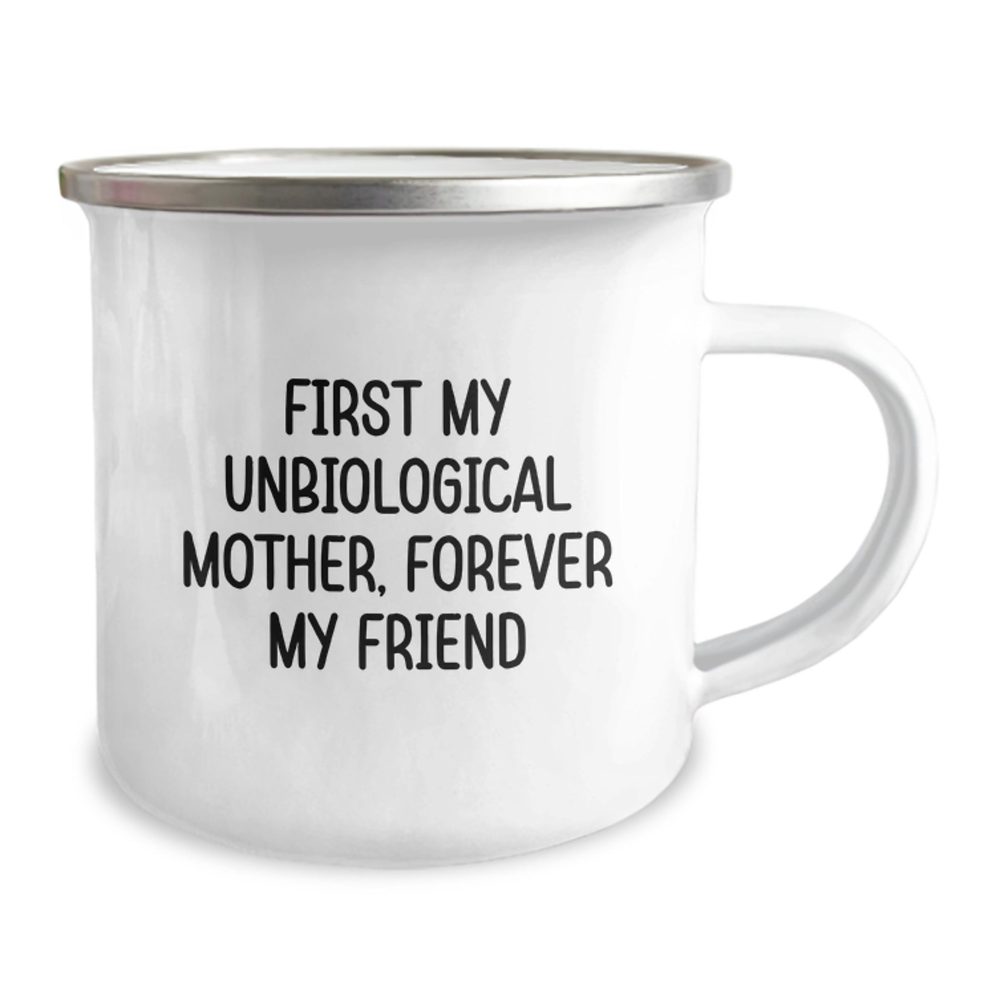 Unbiological Mother Gifts, Funny Quote Camping Mug, Graduation Unique Gifts from Men to Unbiological Mother, Women to Unbiological Mother, Family to Unbiological Mother - Image 2