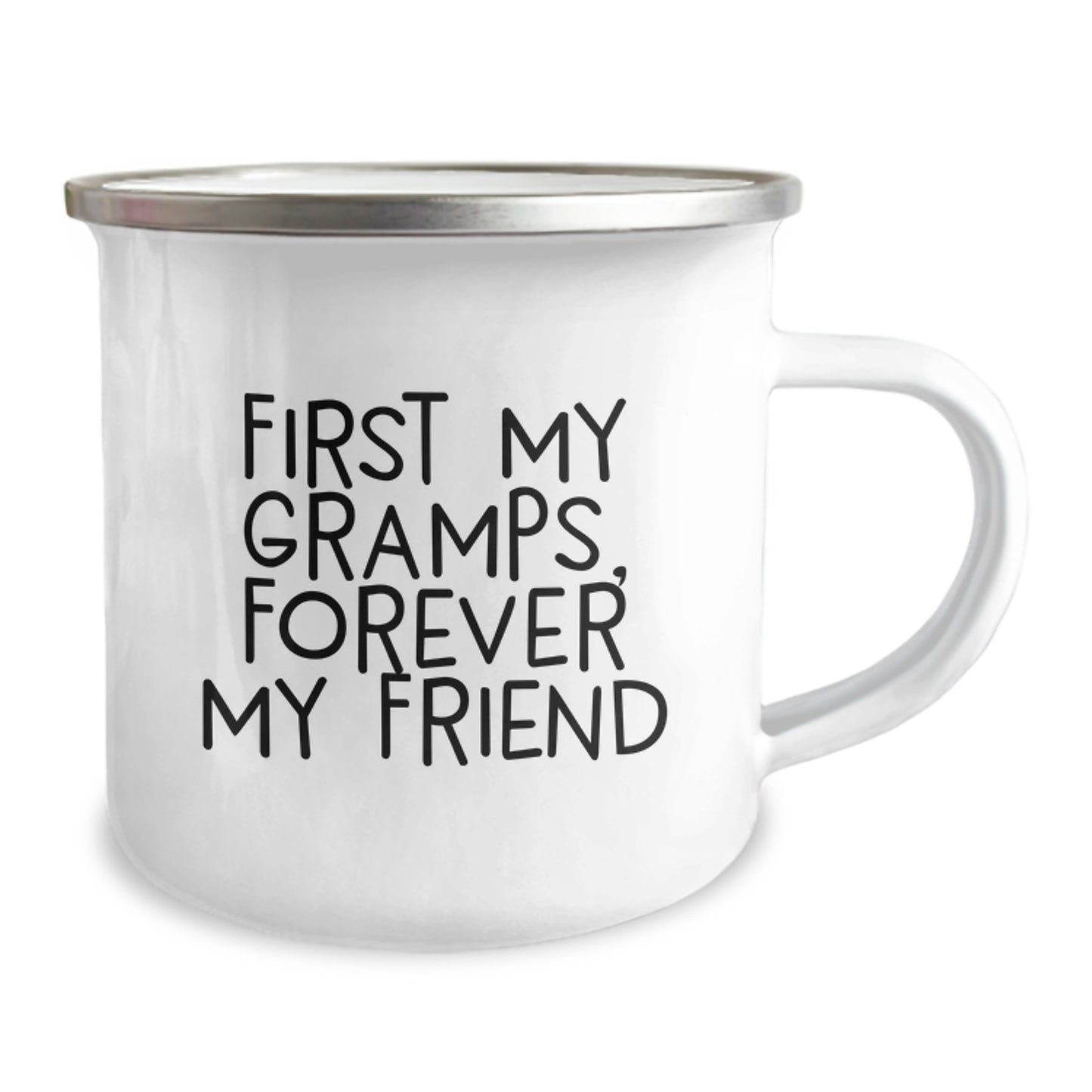 Funny Gramps Camping Mug, Gifts from Men, Unique Graduation Gifts for Gramps, First My Gramps, Forever My Friend - Image 2
