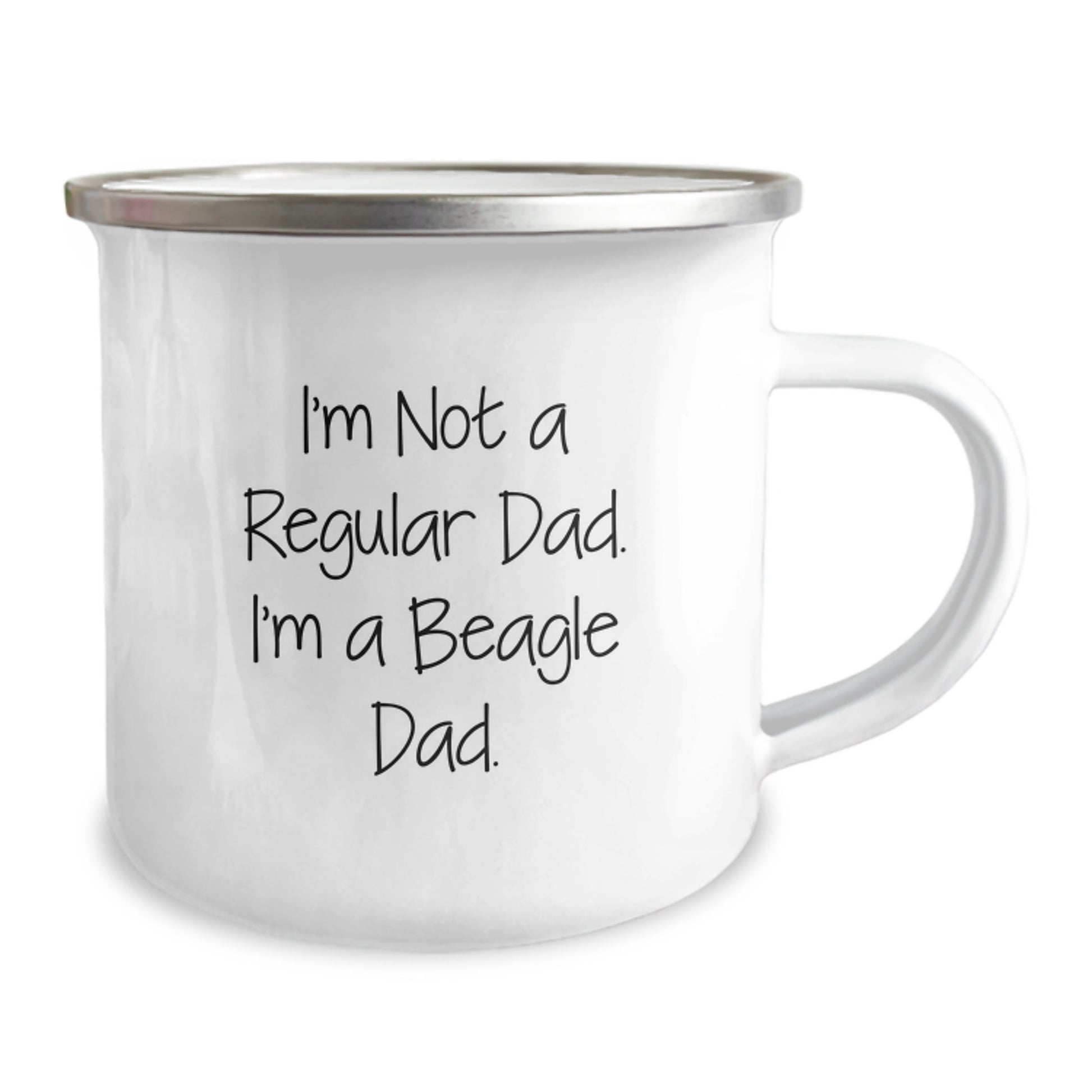 Funny Beagle Dad Gifts for Men from Friends, Unique Camping Mug for Graduation - Image 2